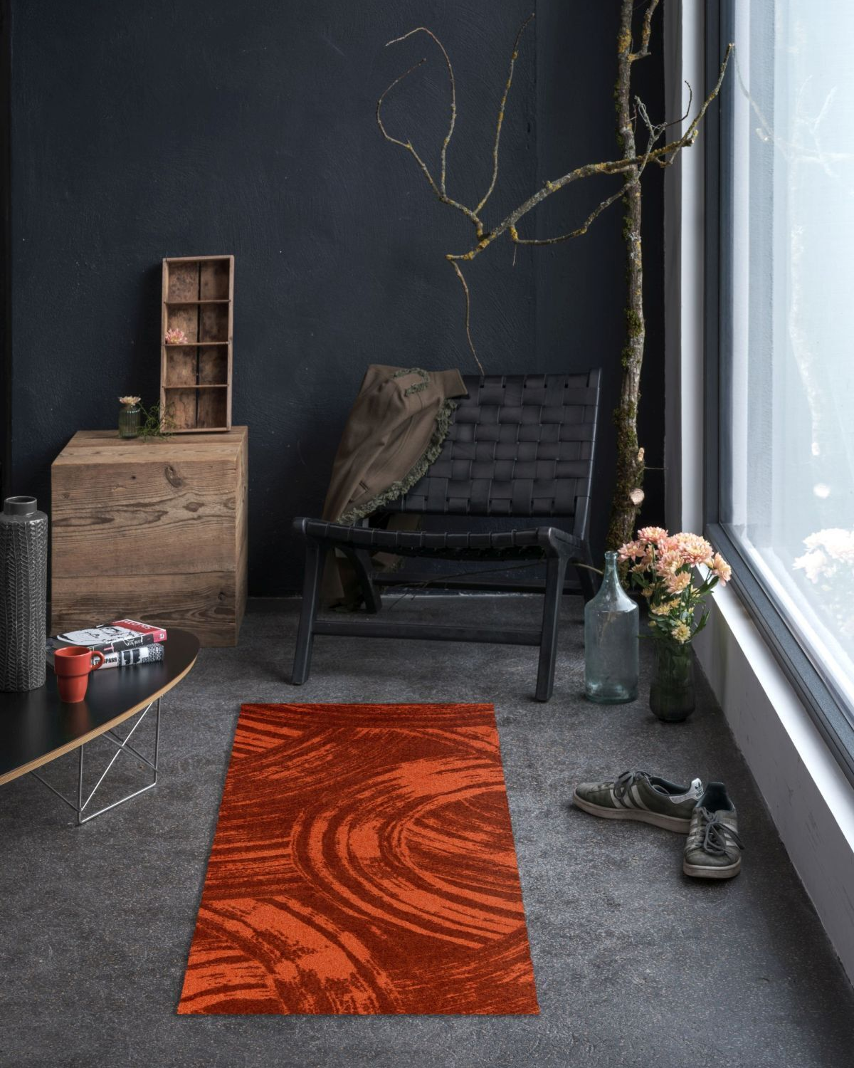 salonloewe-paintbrush-terra-teppich-60-x-150-cm image 2