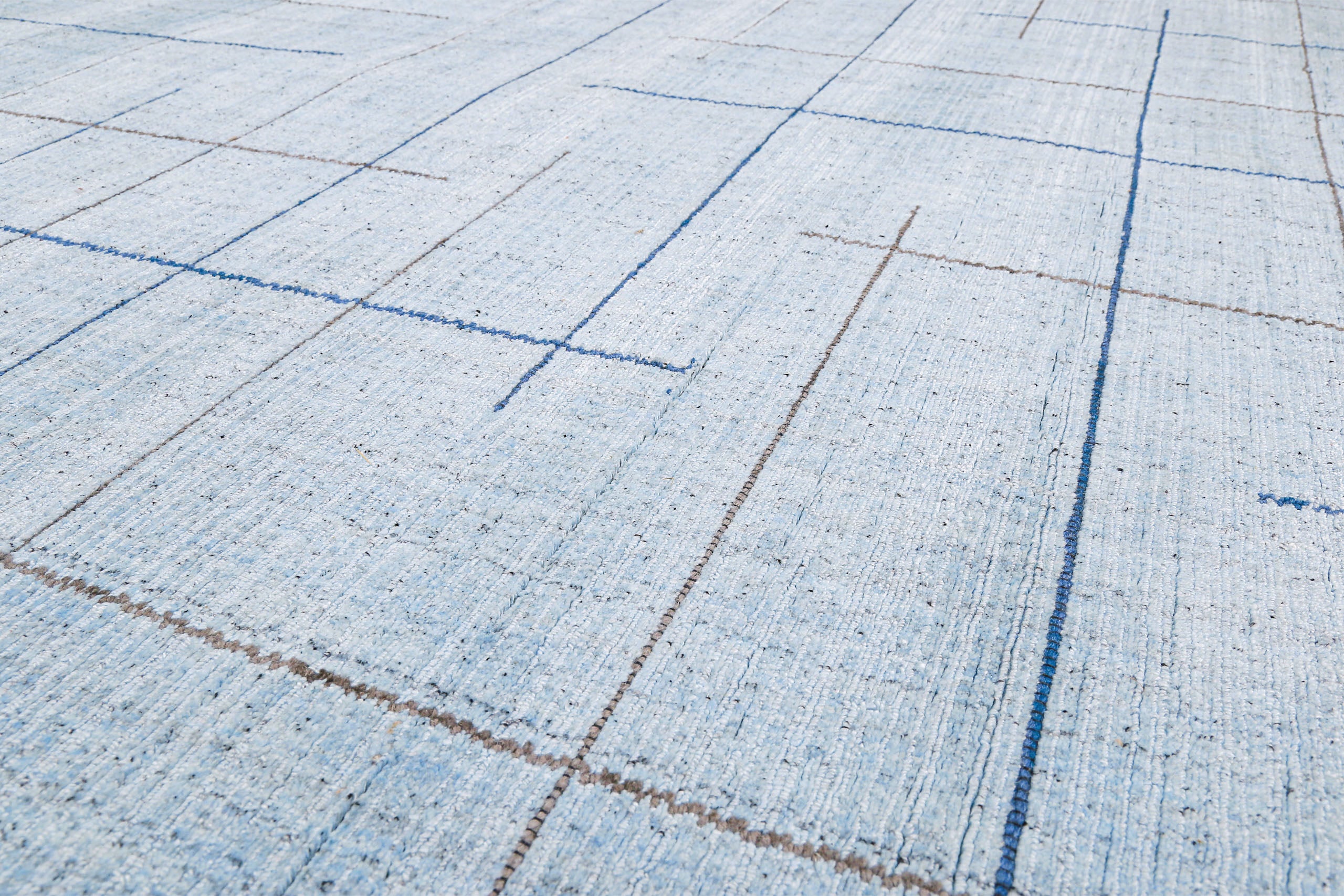 weconhome-milly-kurzflor-teppich-licht-blau-handgewebt image 6