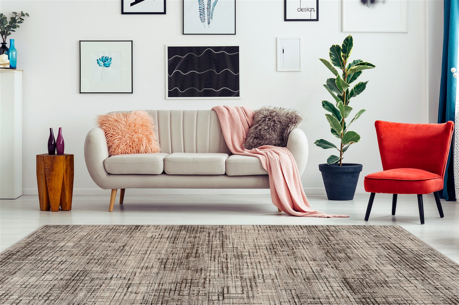 kayoom-vancouver-310-flachflorteppich-mit-jute-r-cken-modernes-design image 2