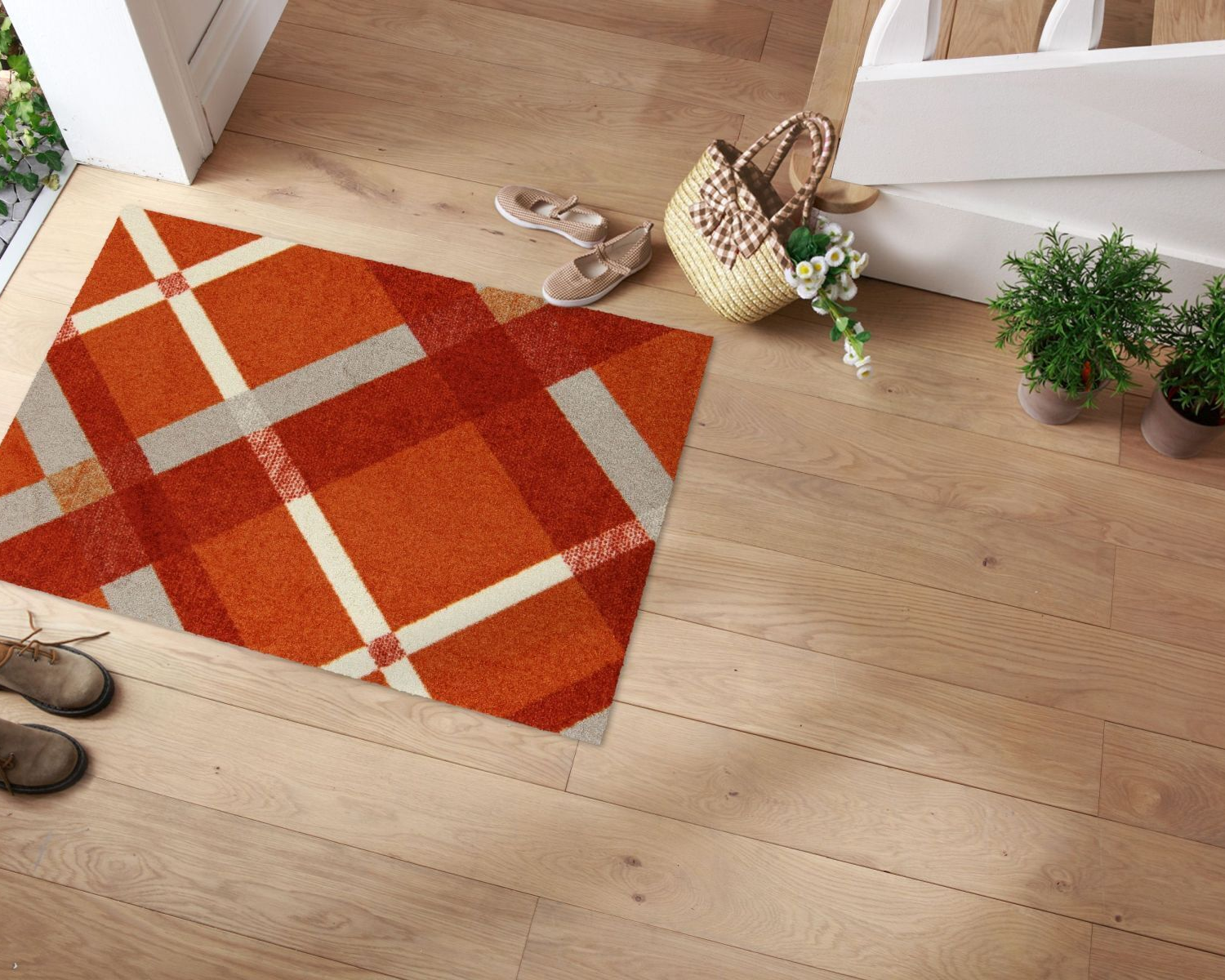 salonloewe-bente-terra-red-teppich-75-x-100-cm-moderner-wohn-und-flurteppich image 2