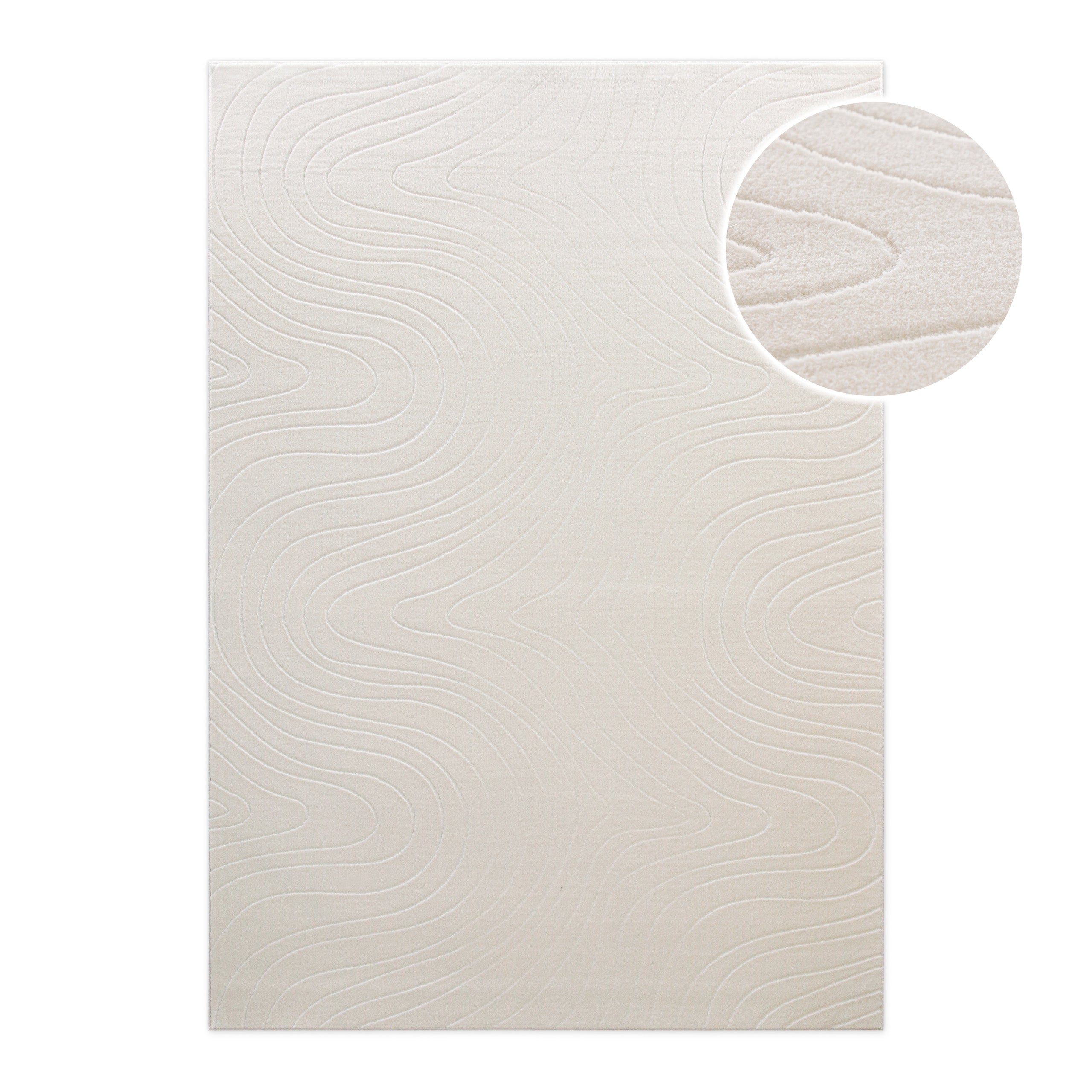 weconhome-kurzflorteppich-nuuk-flow-in-creme-wei-getufteter-naturfaser-teppich-m image 1