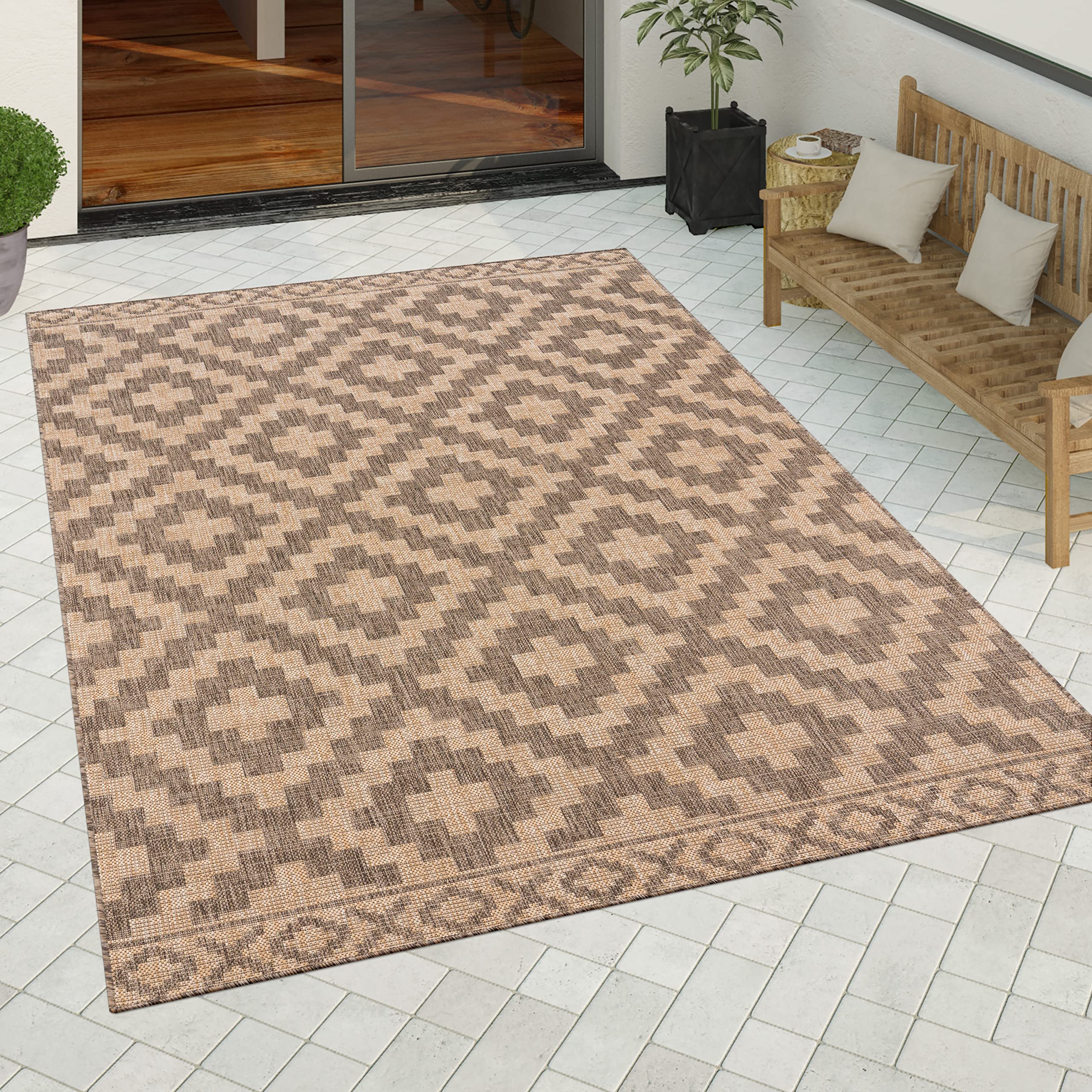paco-home-outdoor-teppich-sisaloptik-rauten-anthrazit-200x280-cm image 7