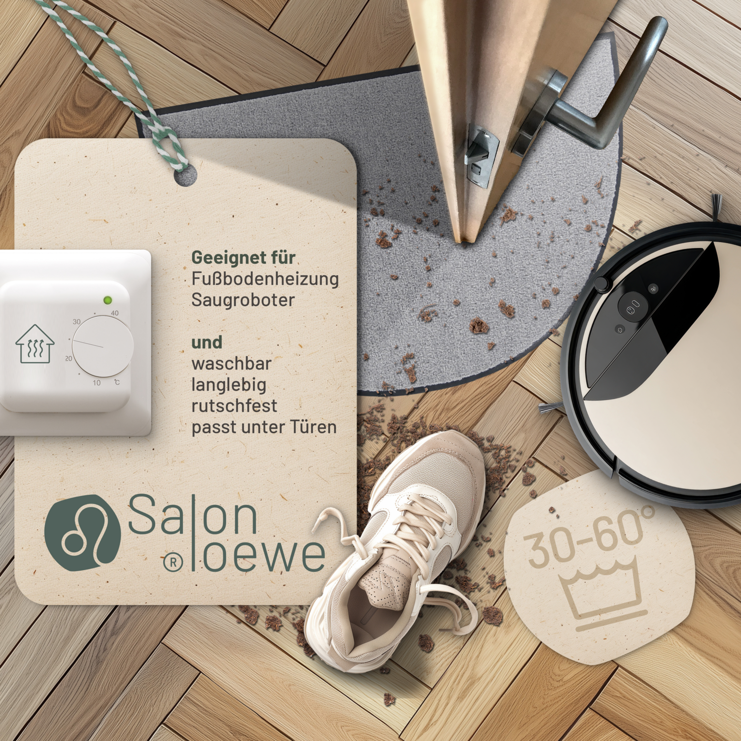 salonloewe-silbergrau-halb-rund-50-x-75-cm-halbrunde-fu-matte-polyamid-rutschfes image 2