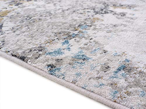 carpetfine-gusto-teppich-grau-160x230-cm-rechteckig-aus-viskose-polyester-mix-f- image 8