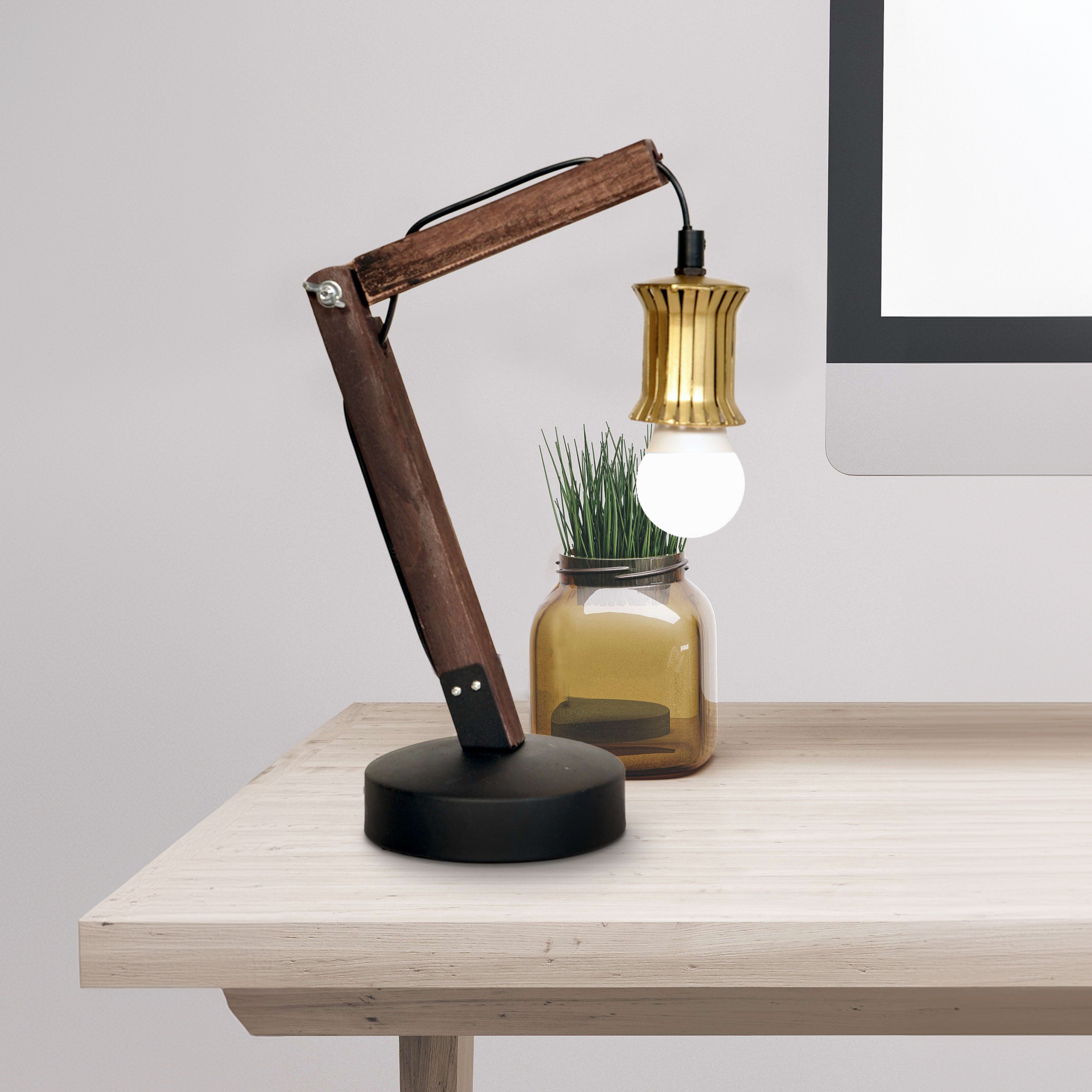 kayoom-tischlampe-rossa-vii-zeitlose-tischleuchte-aus-holz-und-metall-e27 image 3