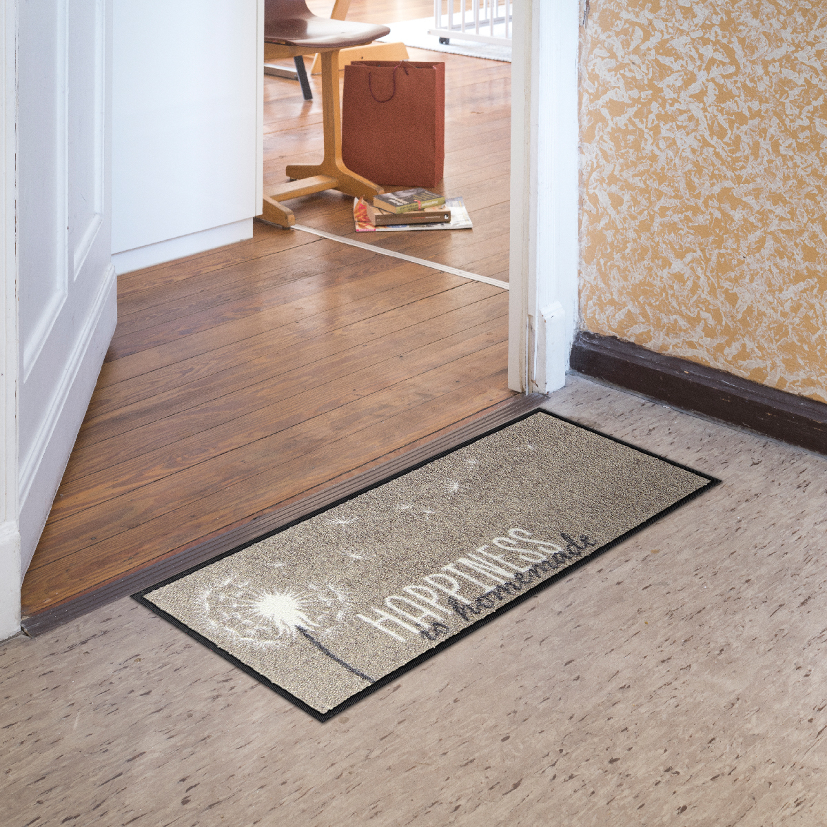 salonloewe-happiness-is-homemade-minimatte-30-x-75-cm-beige-kompakte-fu-matte-f- image 2