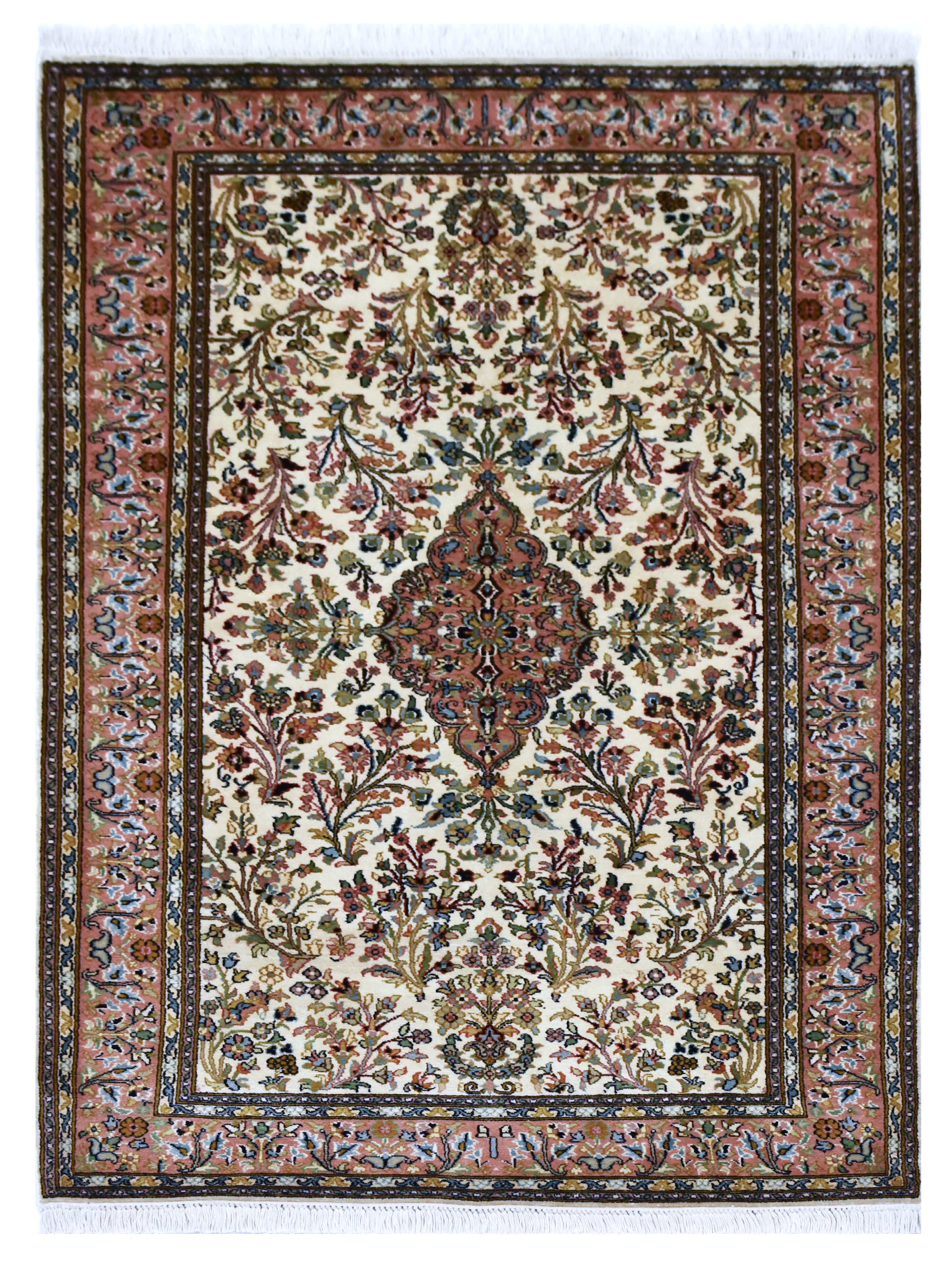 kayoom-kashan-999-multi-90cm-x-157cm-handgewebter-orient-teppich image 1