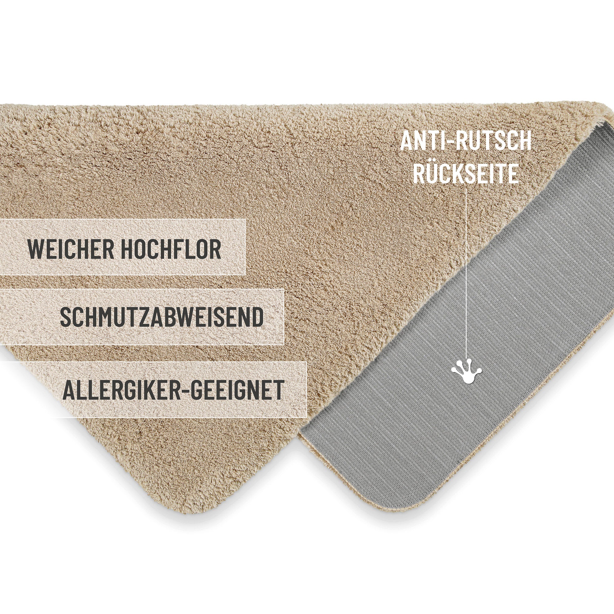 homie-living-porto-azzurro-badteppich-cappuccino-beige-hochflor-waschbar image 3