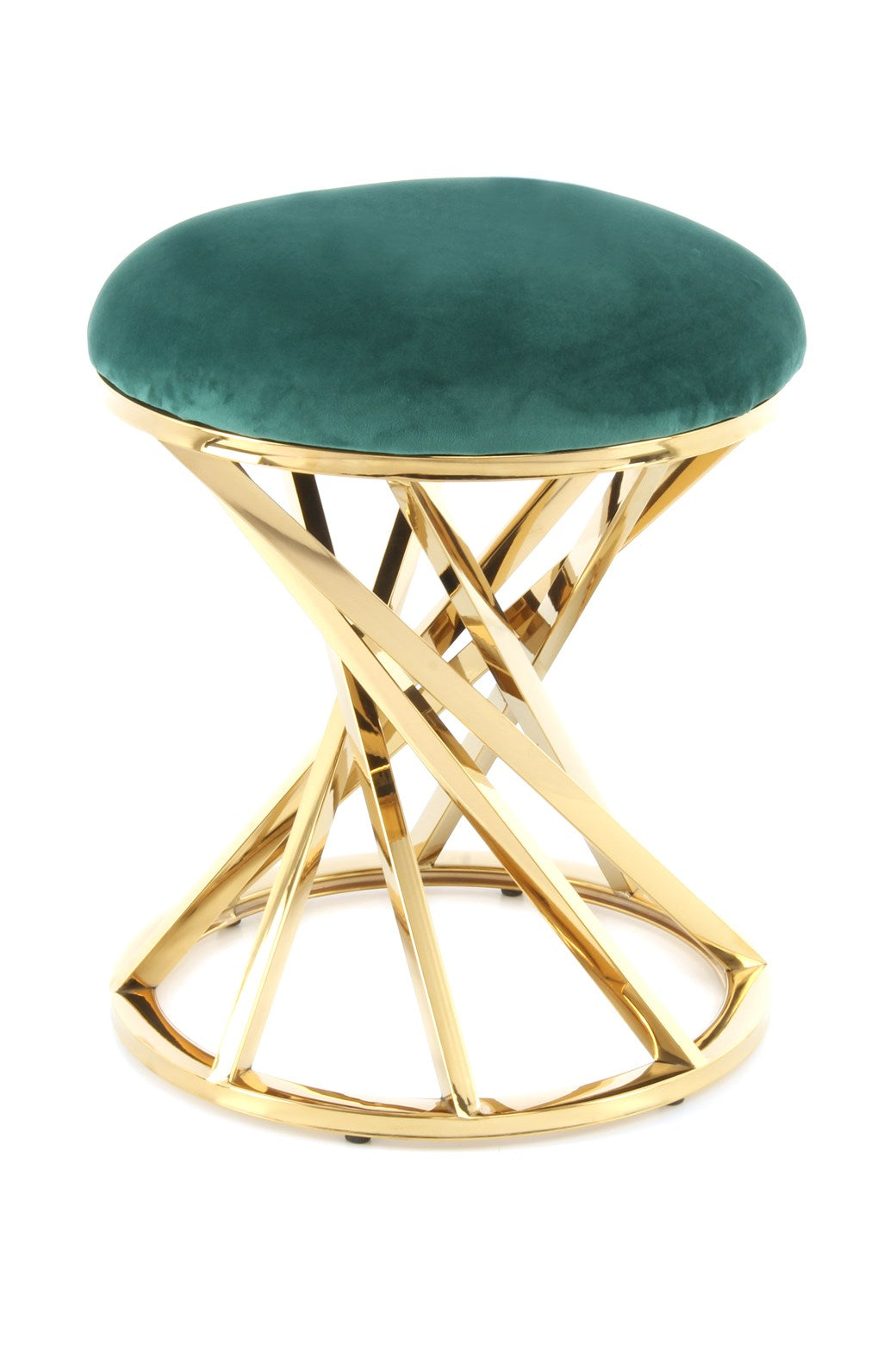 kayoom-wesley-325-sitzhocker-glamour-ses-design-mit-gedrehtem-metallgestell image 5