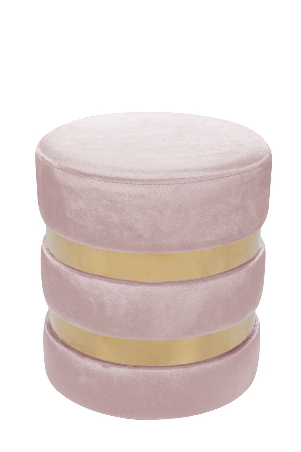 kayoom-hocker-novalie-225-samtiger-hocker-mit-metallgestell-rund-und-elegant image 1