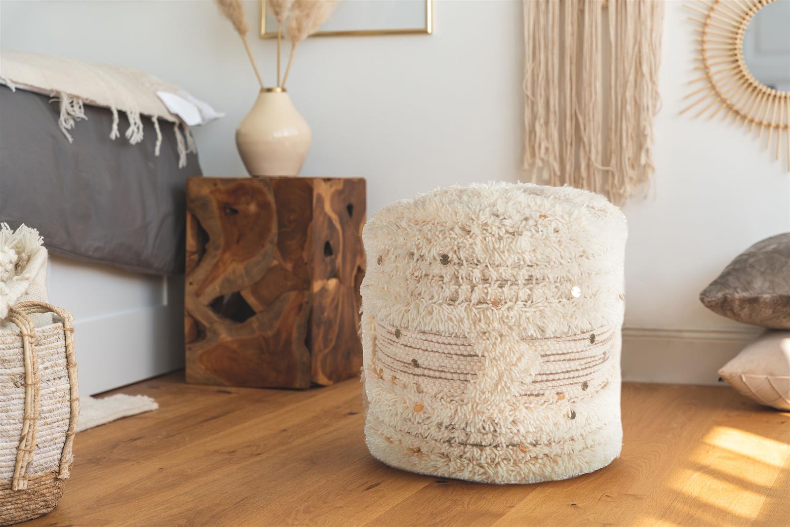 kayoom-bohist-425-pouf-boho-stil-fransen-quasten-sitzhocker image 6