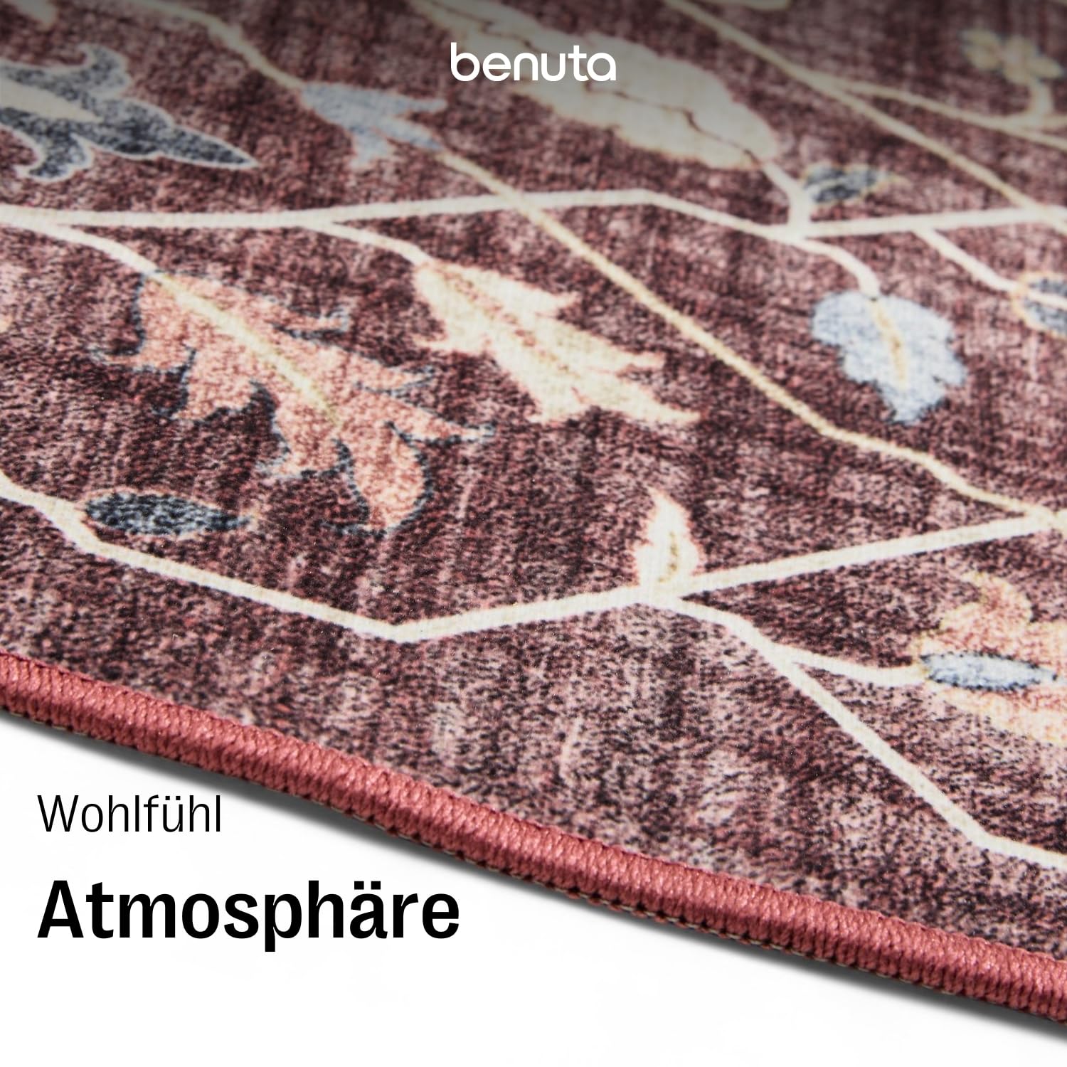 benuta-basic-waschbarer-teppich-george-bordeaux-120-cm-rund image 4