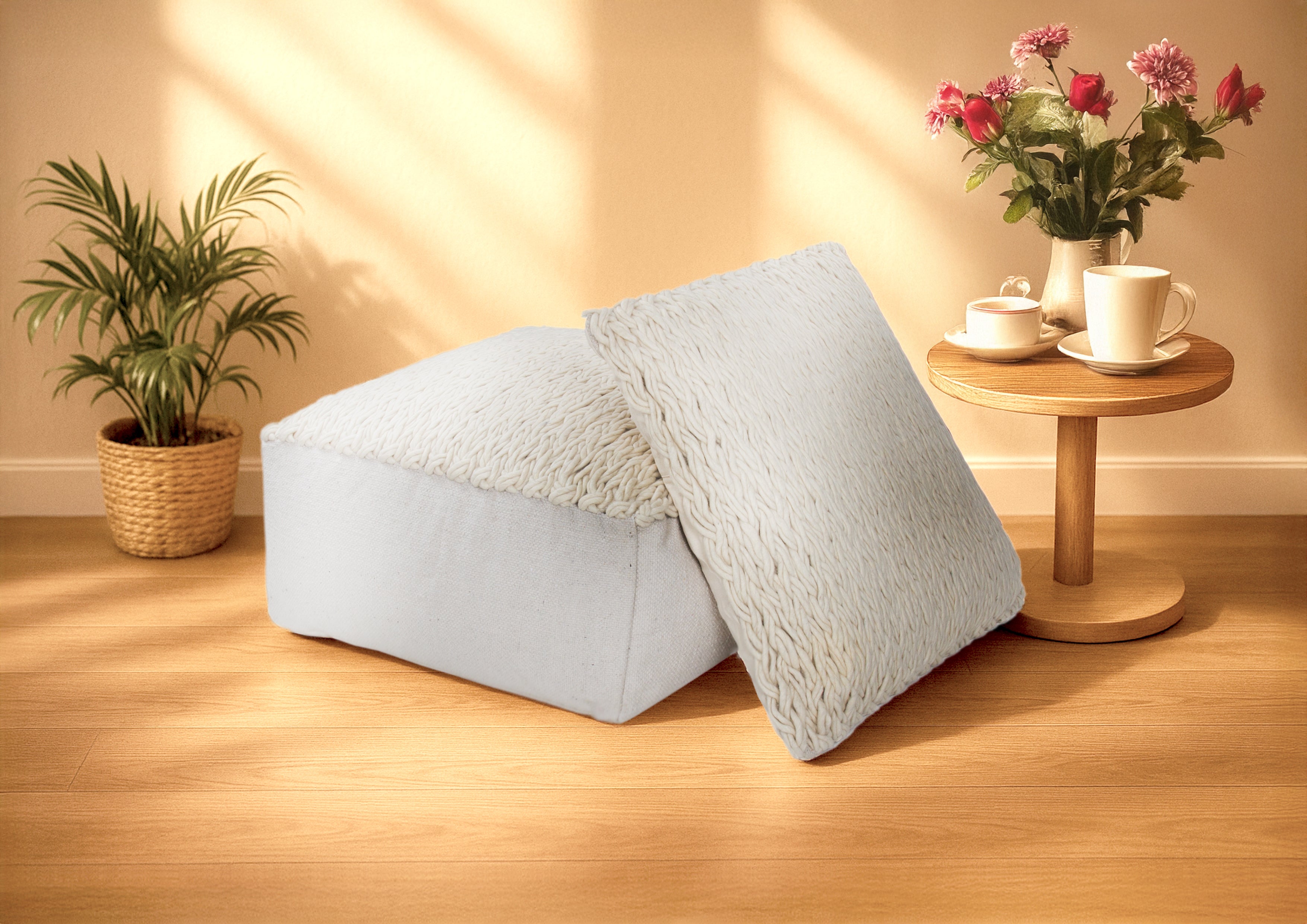 kayoom-shaun-310-sitzkissen-set-pouf-grau-109-50 image 3