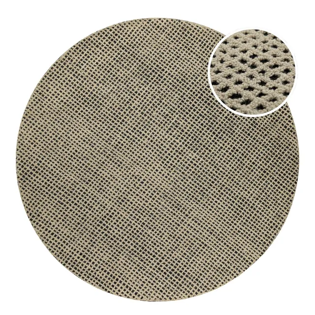 hamptons-by-weconhome-twentynine-kurzflor-teppich-rund-sand-beige image 1
