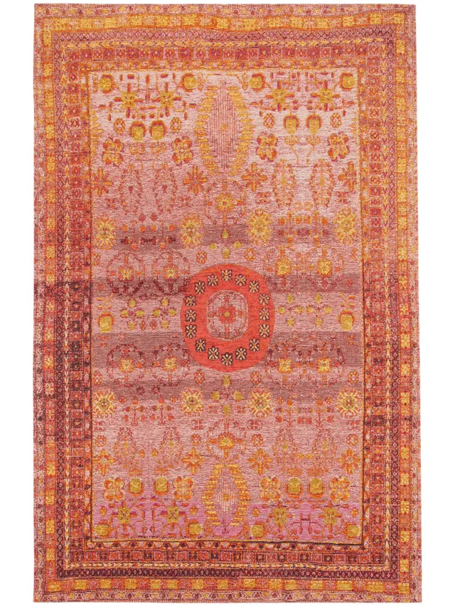 benuta-pop-flachgewebeteppich-stay-rot-75x165-cm-kunstfaser-bord-re-vintage-ethn image 1