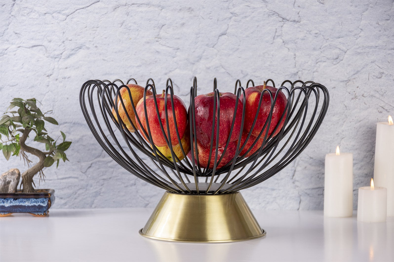 kayoom-dekoschale-malibu-125-stabgitter-design-vielseitig-als-obstkorb-oder-deko image 2