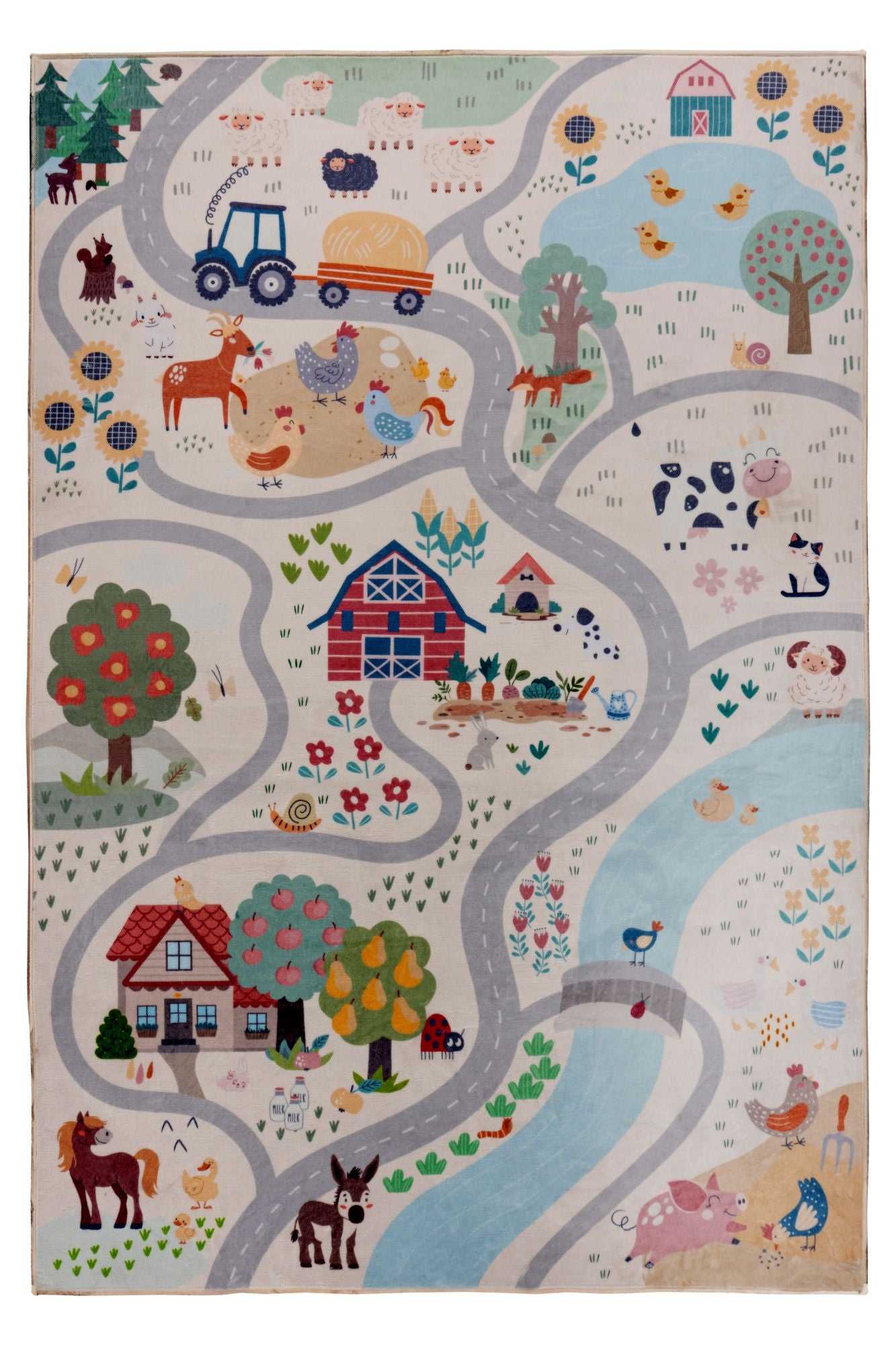 kayoom-wonder-133-bunt-kinderteppich-mit-kurzflor-6-mm-polyester-baumwolle-800-g image 7
