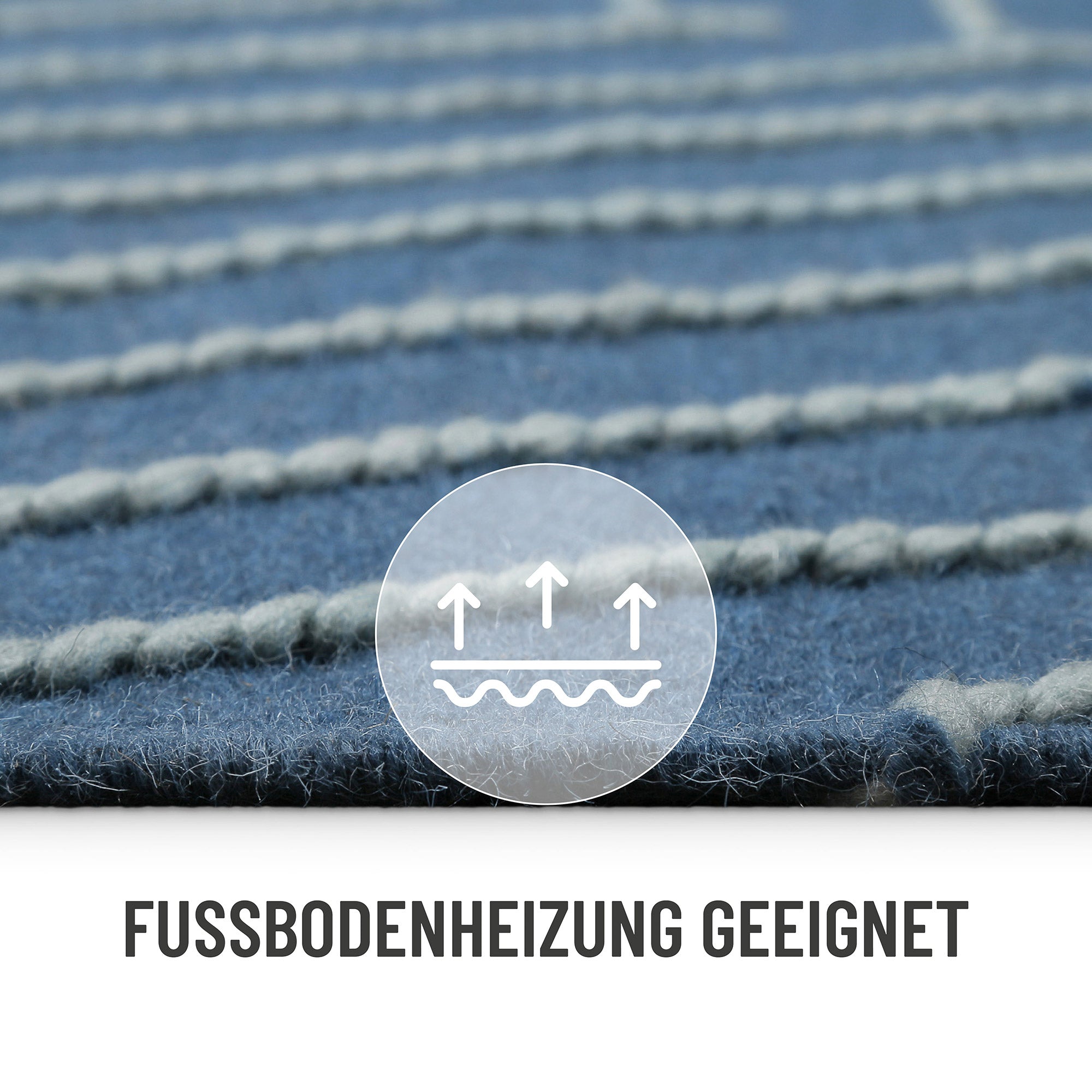 weconhome-kelim-teppich-ocean-lines-blau-handgewebter-kurzflor-teppich-aus-100-s image 8