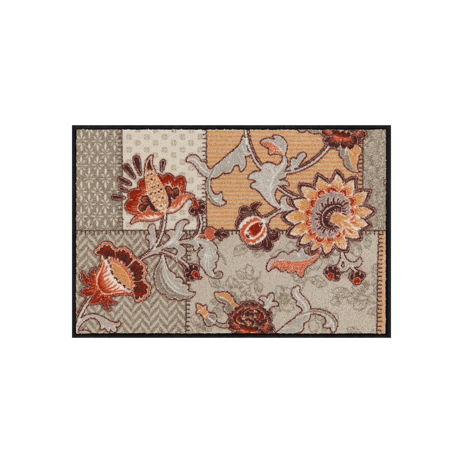 salonloewe-bohemian-patch-taupe-teppich-50-x-75-cm image 1