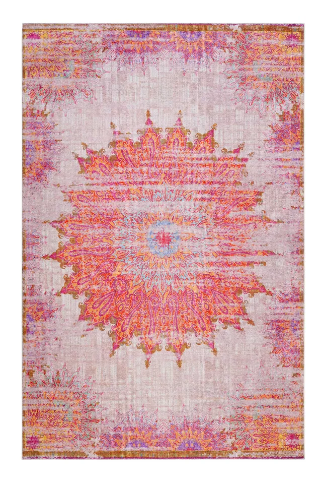 weconhome-sunkissed-vintage-teppich-beige-lila-gelb-blau-gewebt image 1