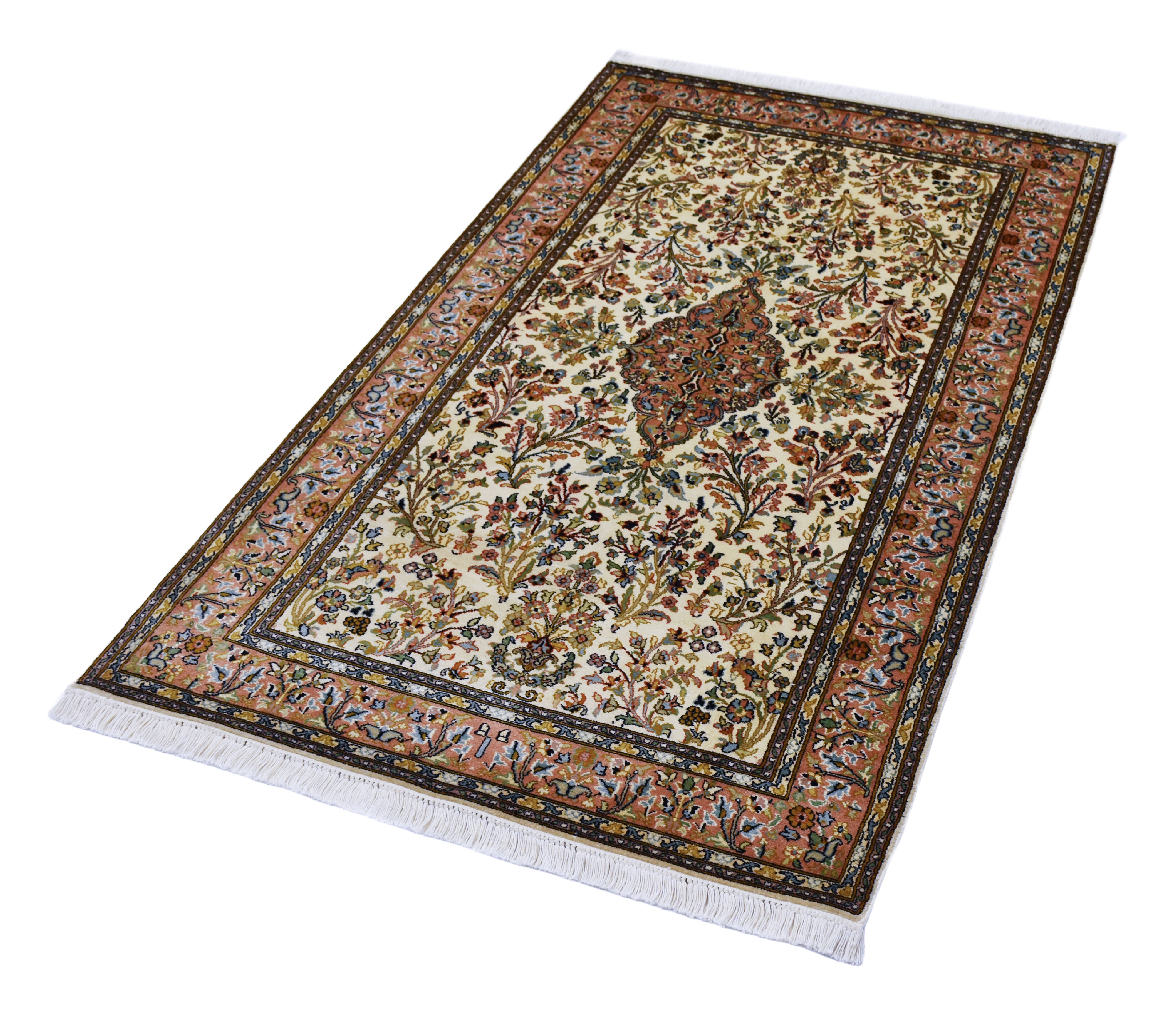 kayoom-kashan-999-multi-90cm-x-157cm-handgewebter-orient-teppich image 2