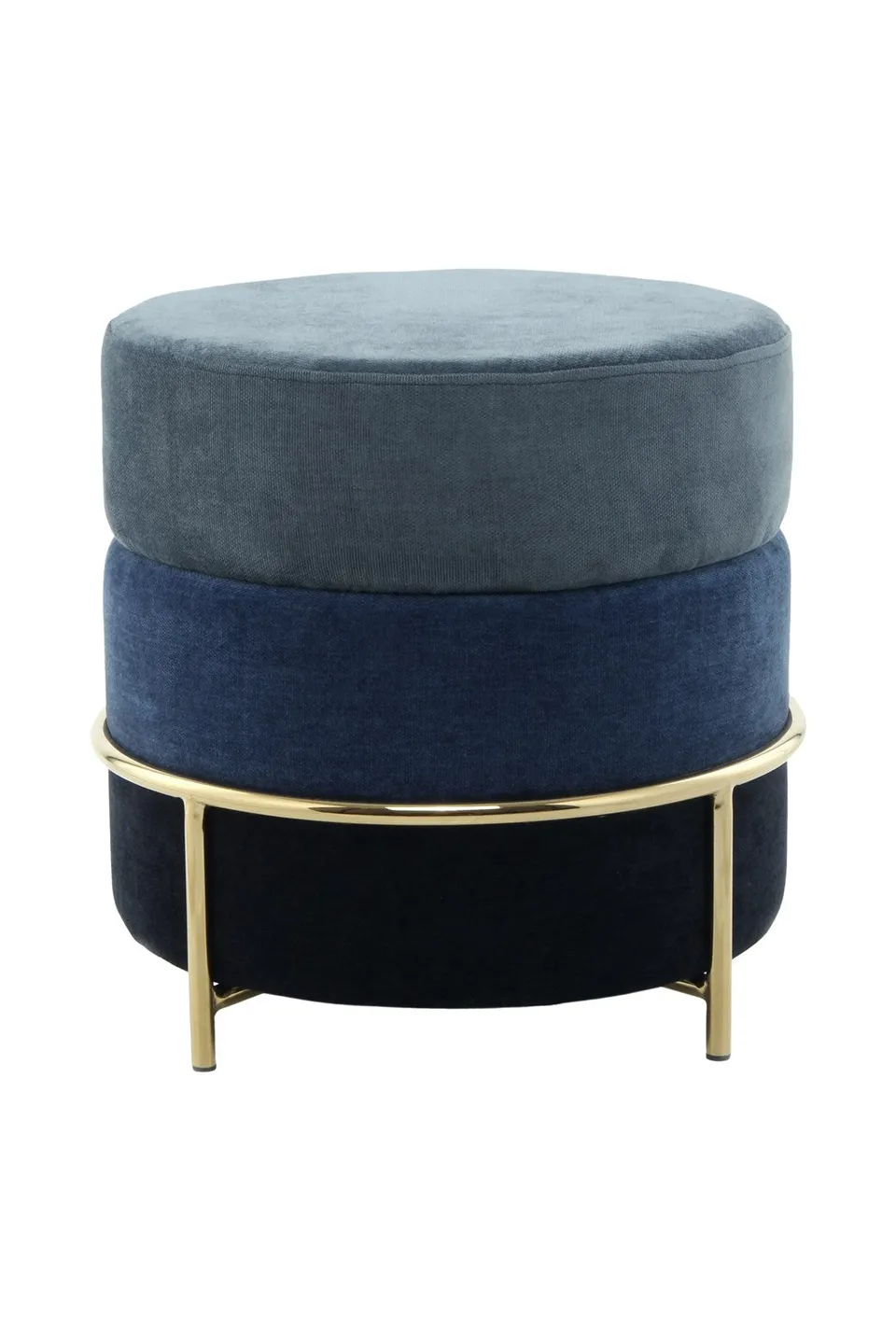 kayoom-hocker-matilda-225-runder-sitzpouf-mit-elegantem-metallgestell-und-weiche image 1