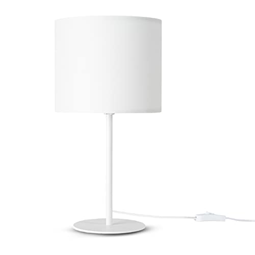 paco-home-tischlampe-e14-uni-stoffschirm-nachttischlampe image 6