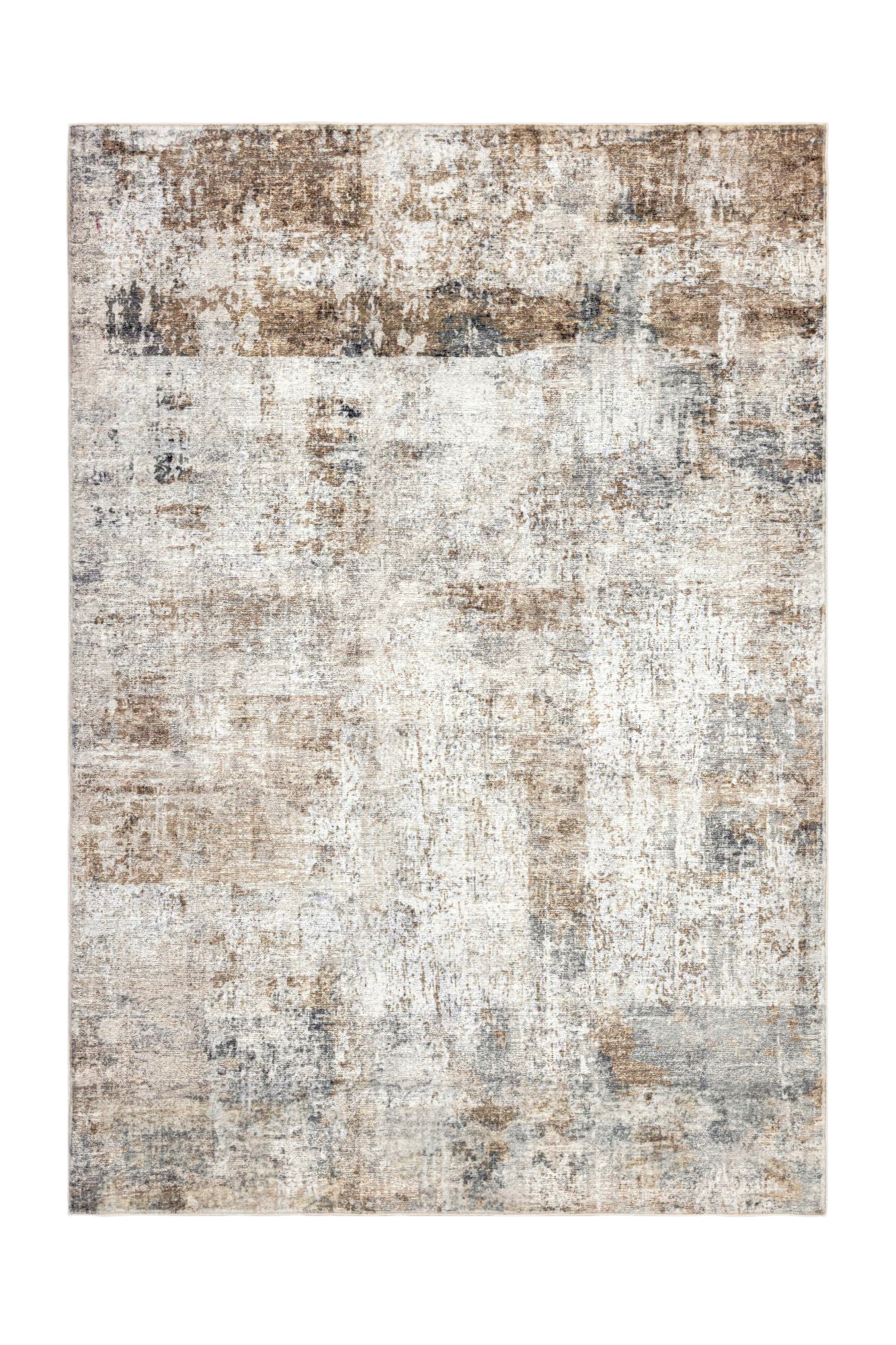kayoom-elegantica-327-kurzflorteppich-taupe-9-mm-florh-he image 1
