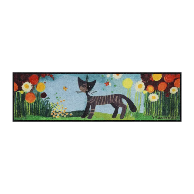 salonloewe-margherite-halb-rund-35-x-120-cm-fu-matte-mit-katzenmotiv-von-r-wacht image 1