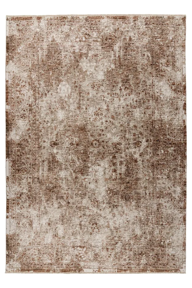 kayoom-amora-263-kurzflorteppich-pfirsich-11-mm-flor-polyester-strapazierf-hig-f image 1