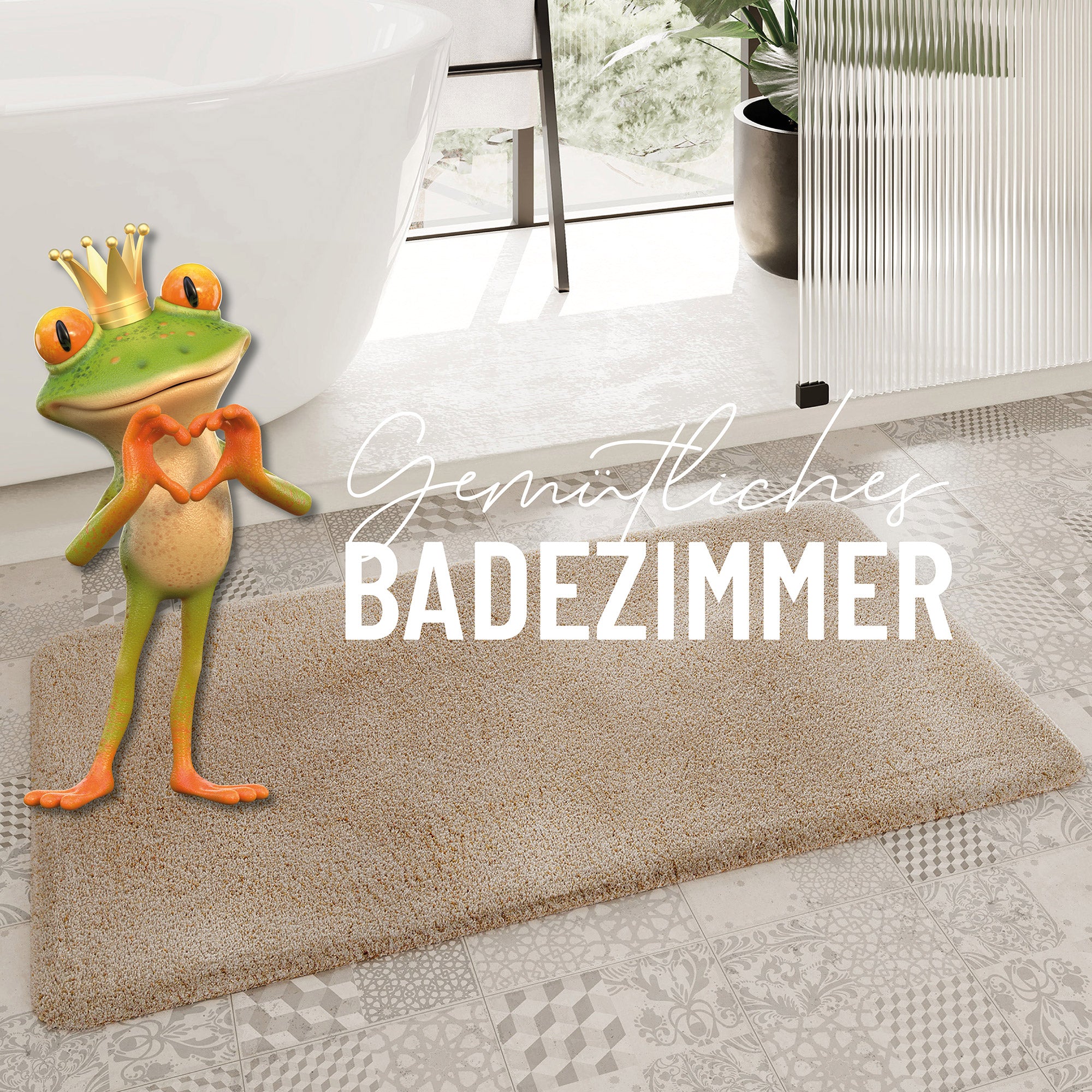 homie-living-porto-azzurro-badteppich-cappuccino-beige-hochflor-waschbar image 2