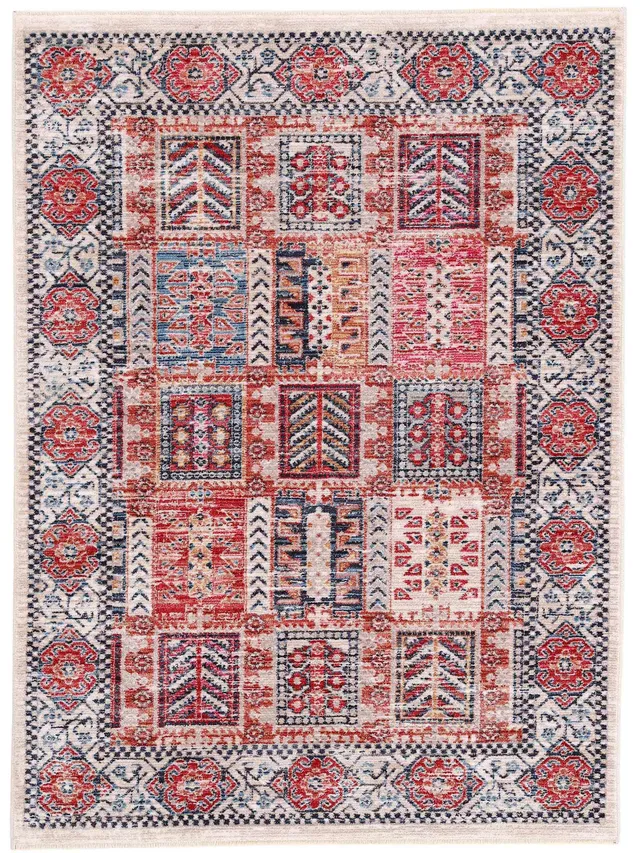 carpetfine-teppich-phoenix-multicolor-60x100-cm-moderner-vintage-teppich-f-r-woh image 1