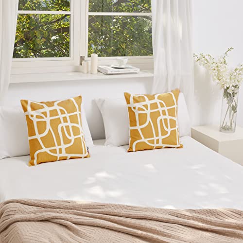 paco-home-kissenbezug-deko-2er-set-bl-tter-skandi-gelb-2 image 6