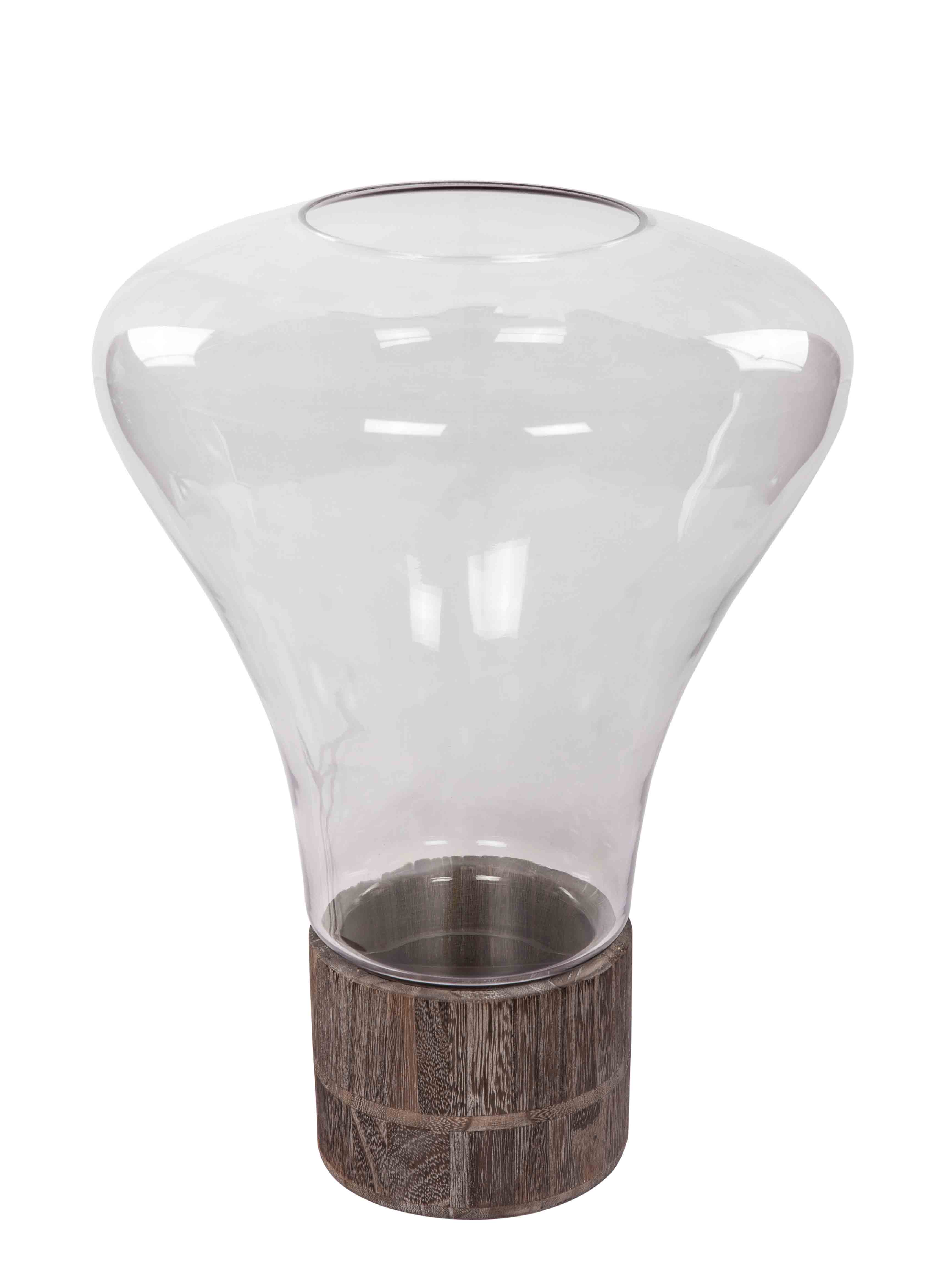 kayoom-windlicht-eris-207-grau-glas-mdf-31-x-31-x-38-cm image 2