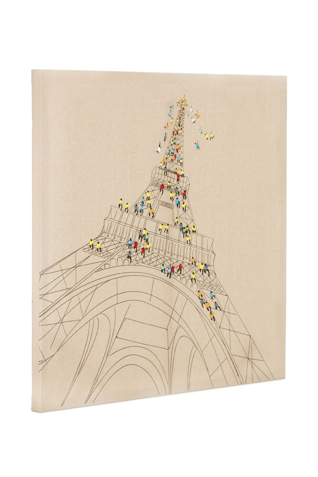 kayoom-l-wandbild-trip-to-paris-80-cm-x-80-cm-acrylfarbe-auf-leinwand-mit-holzke image 2