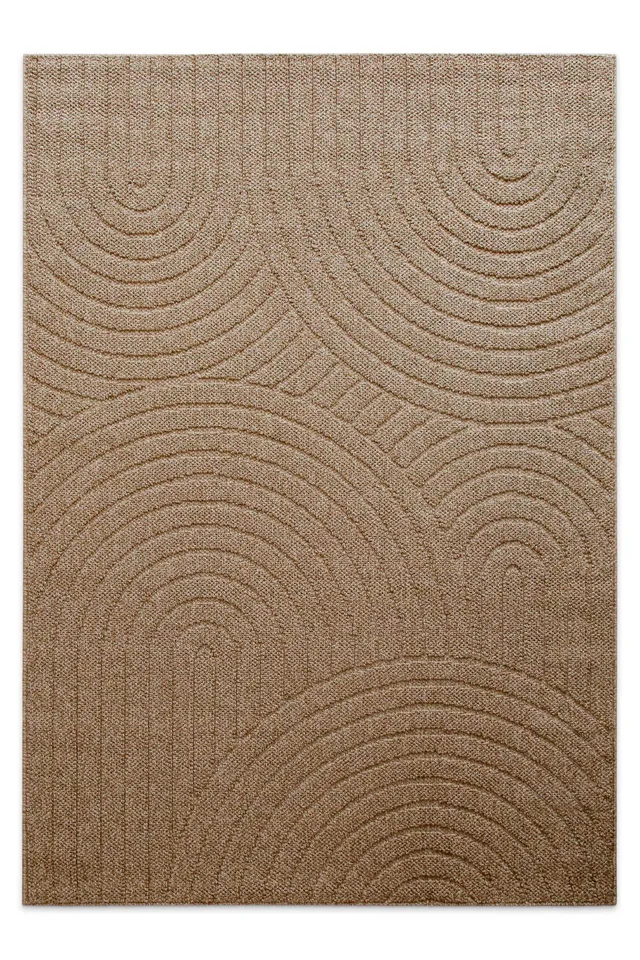 weconhome-monoq-in-outdoor-teppich-natur-bogenmuster-gewebt image 1
