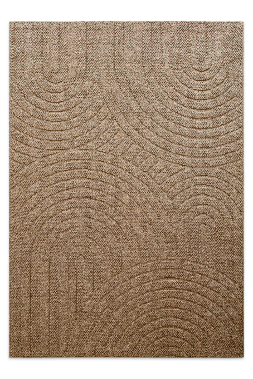 weconhome-monoq-in-outdoor-teppich-natur-bogenmuster-gewebt image 1