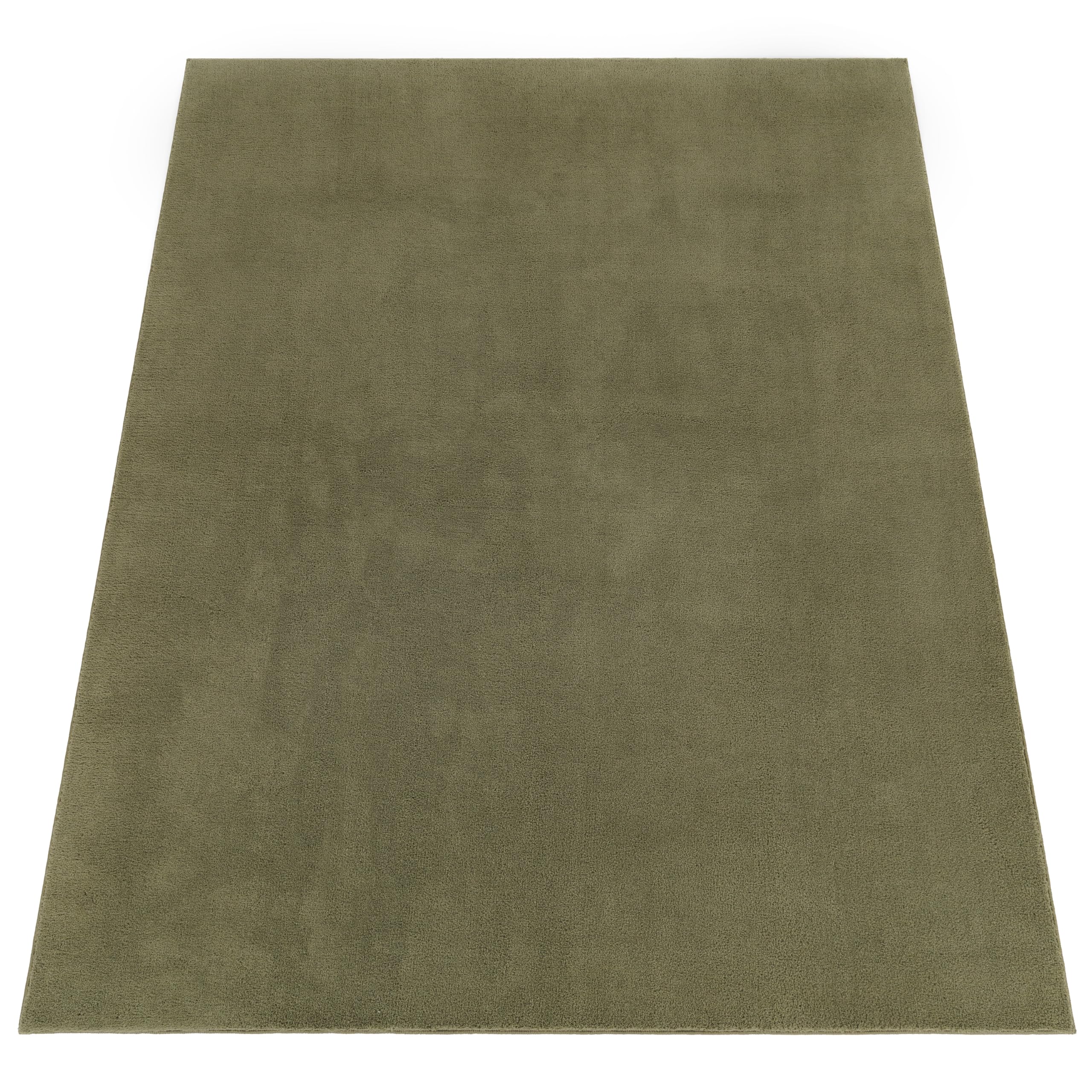 paco-home-wohnzimmerteppich-kurzflor-240x340-cm-gr-n-weich-rutschfest-waschbar-1 image 5