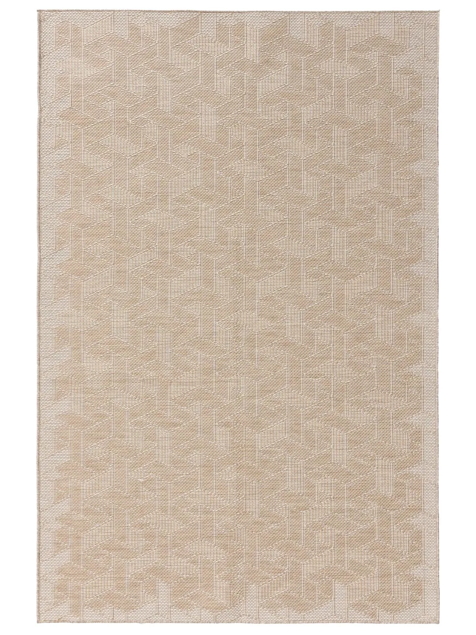 benuta-nest-bronco-in-outdoor-teppich-creme-80x150-cm-100-polyester-geometrisch- image 1