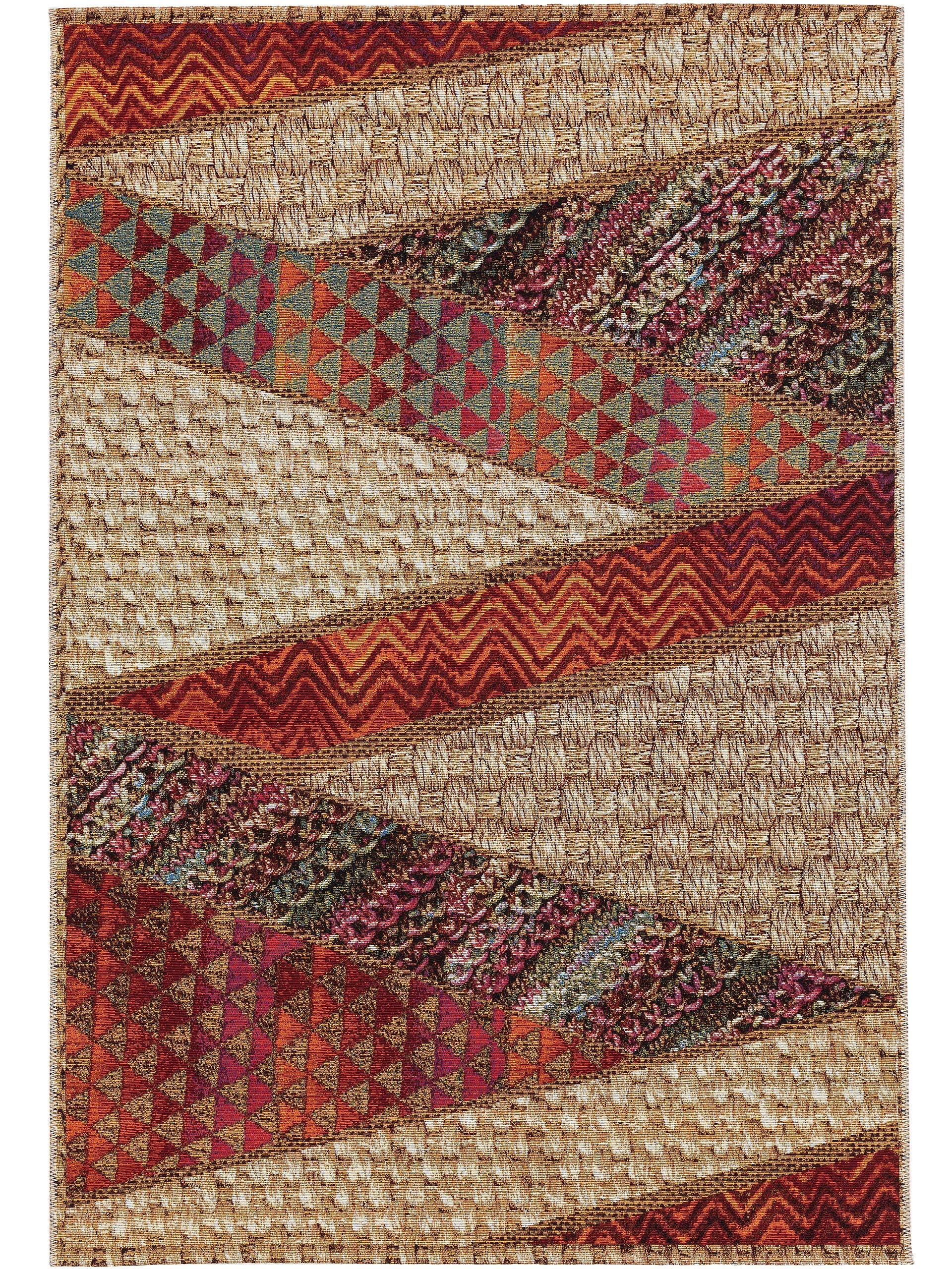 benuta-kenya-in-outdoor-teppich-beige-rot-120x180-cm-wetterfester-kunstfaser-tep image 1
