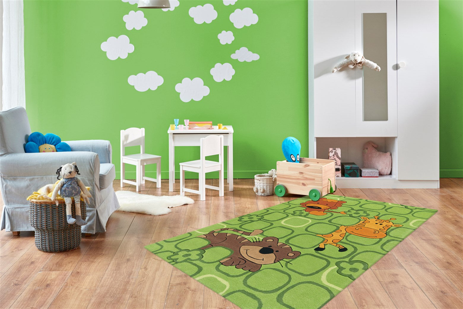 kayoom-sam-4153-farbenfroher-kurzflorteppich-handgetuftet-modernes-design-versch image 2