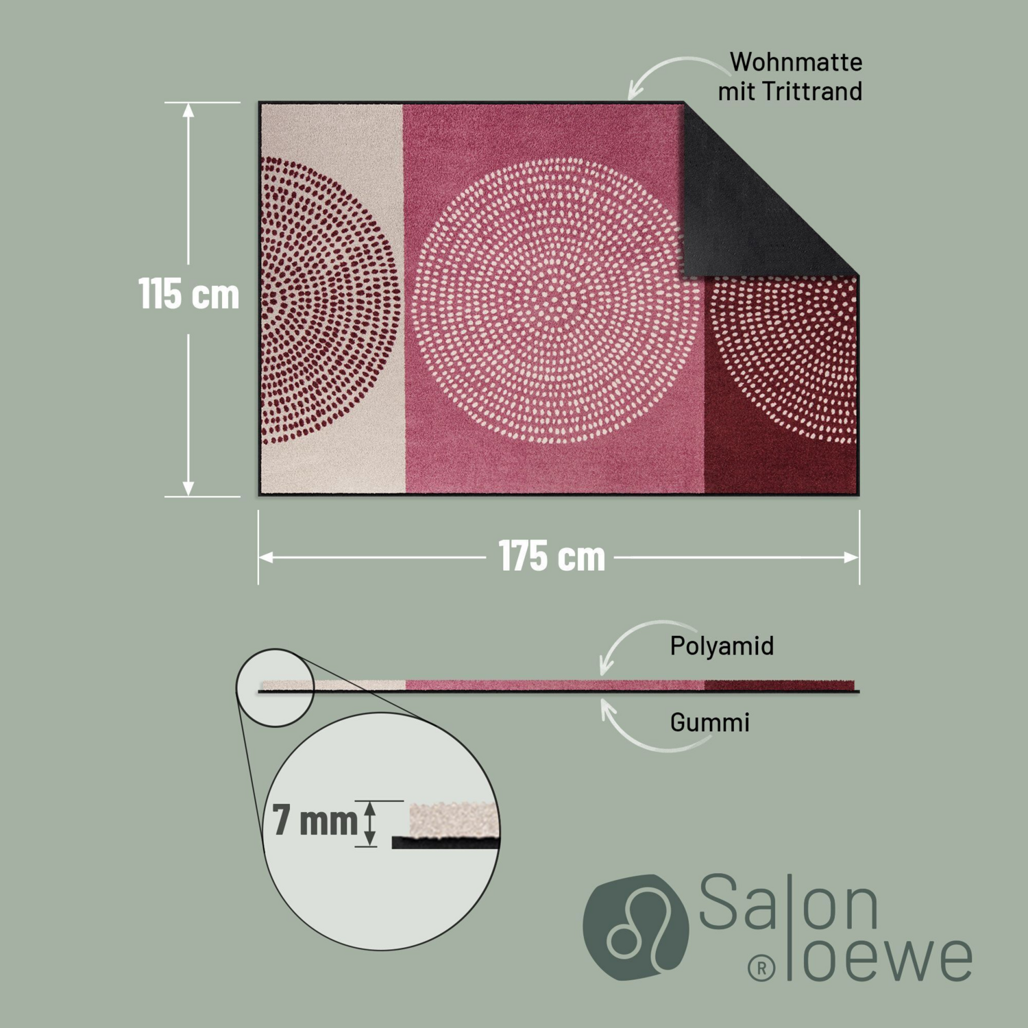 salonloewe-nestor-rose-teppich-115-x-175-cm-gro-er-wohnzimmerteppich-uni-farbton image 3