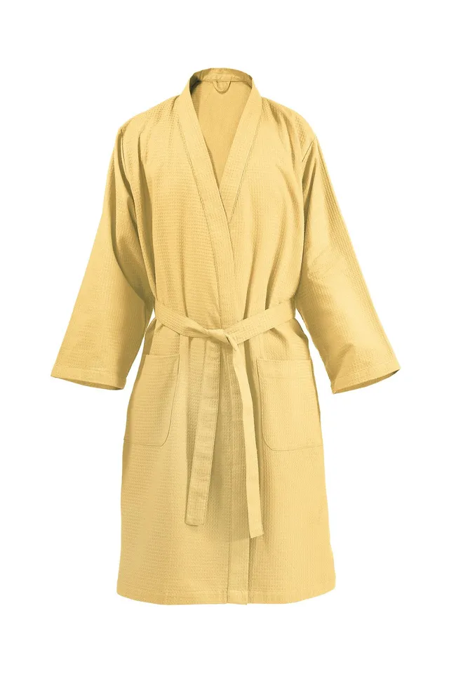 kayoom-bademantel-carla-125-gelb-unisex-weich-feuchtigkeitsregulierend-ideal-f-r image 1