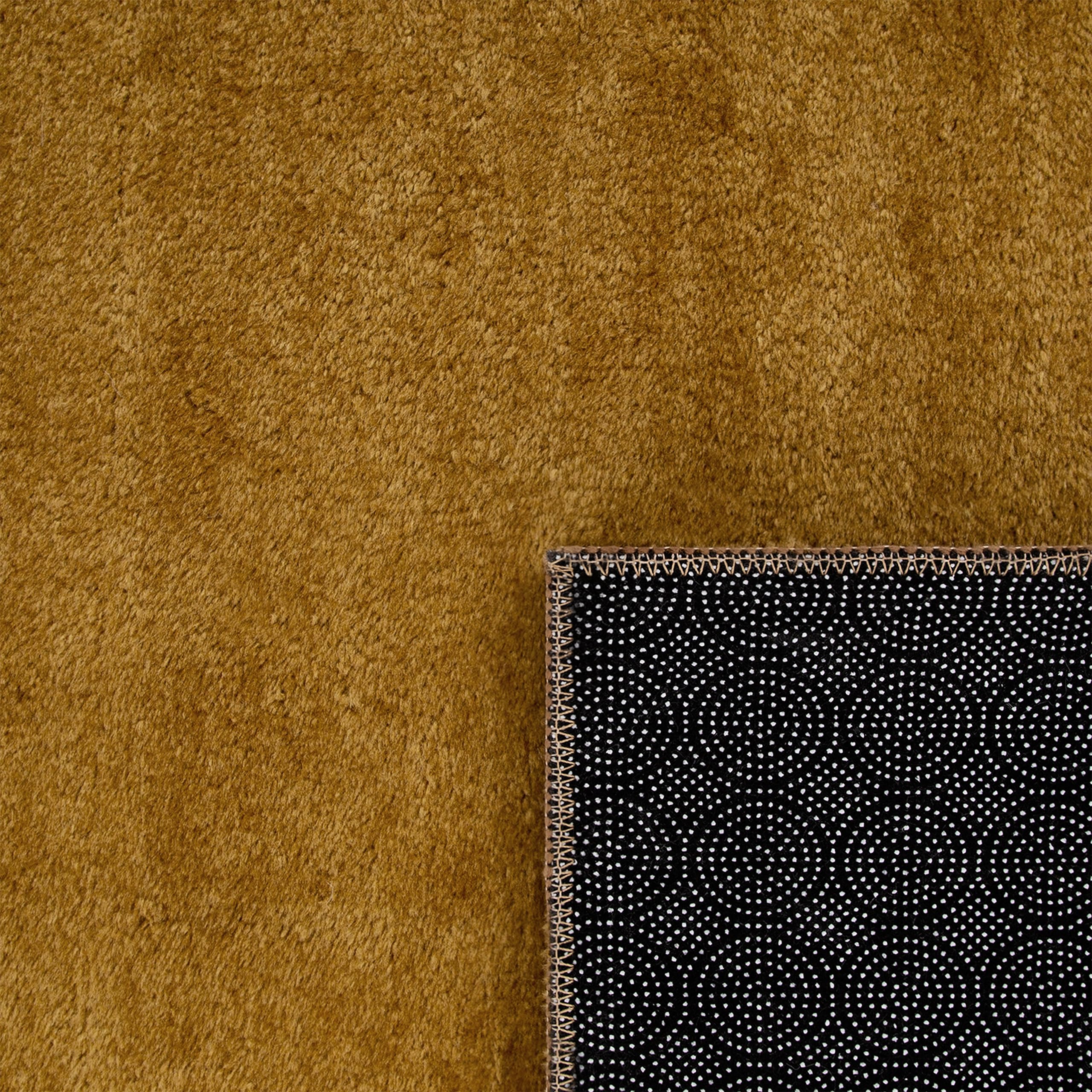paco-home-style-kurzflor-teppich-senfgelb-200x280-cm image 4