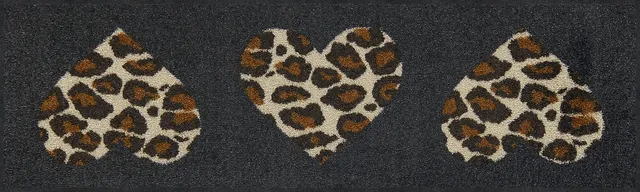 salonloewe-leo-love-eingangsmatte-30-x-100-cm-eleganter-leoparden-look image 1