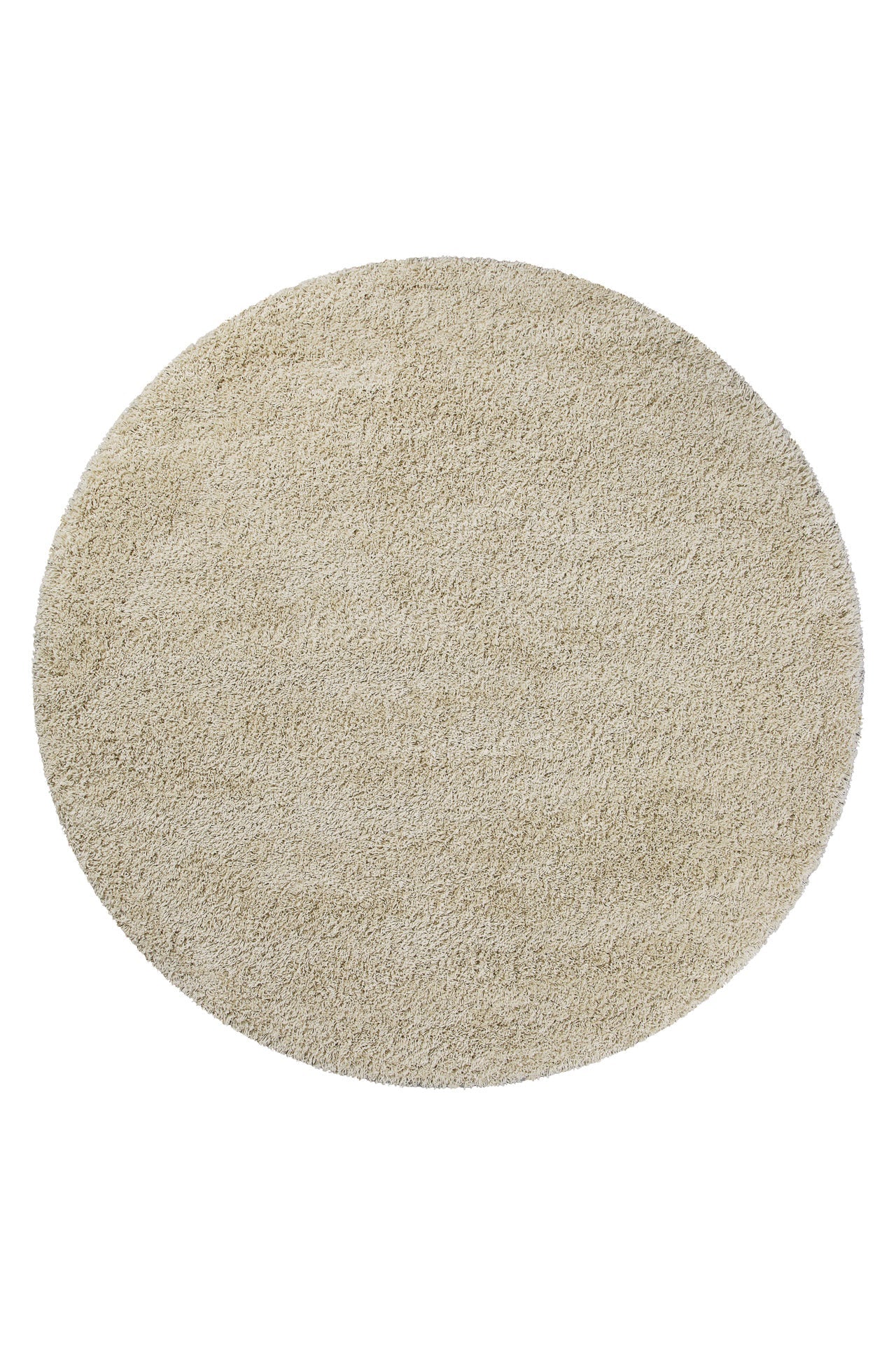 weconhome-hochflor-teppich-rund-shaggy-plus-beige-gewebtes-polypropylen-200-cm image 1