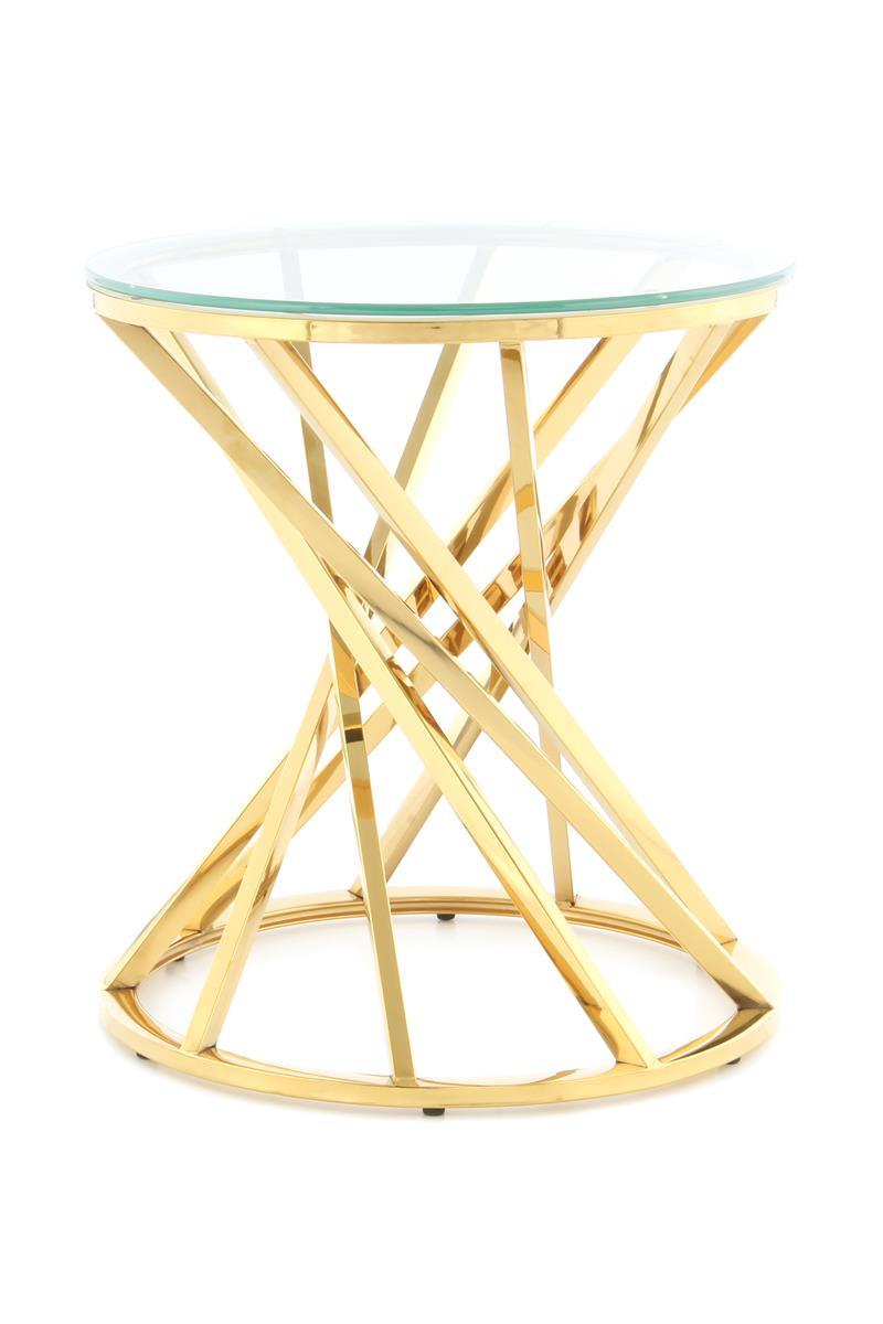 kayoom-beistelltisch-wesley-225-metallgestell-glasplatte-glamour-ses-design image 2