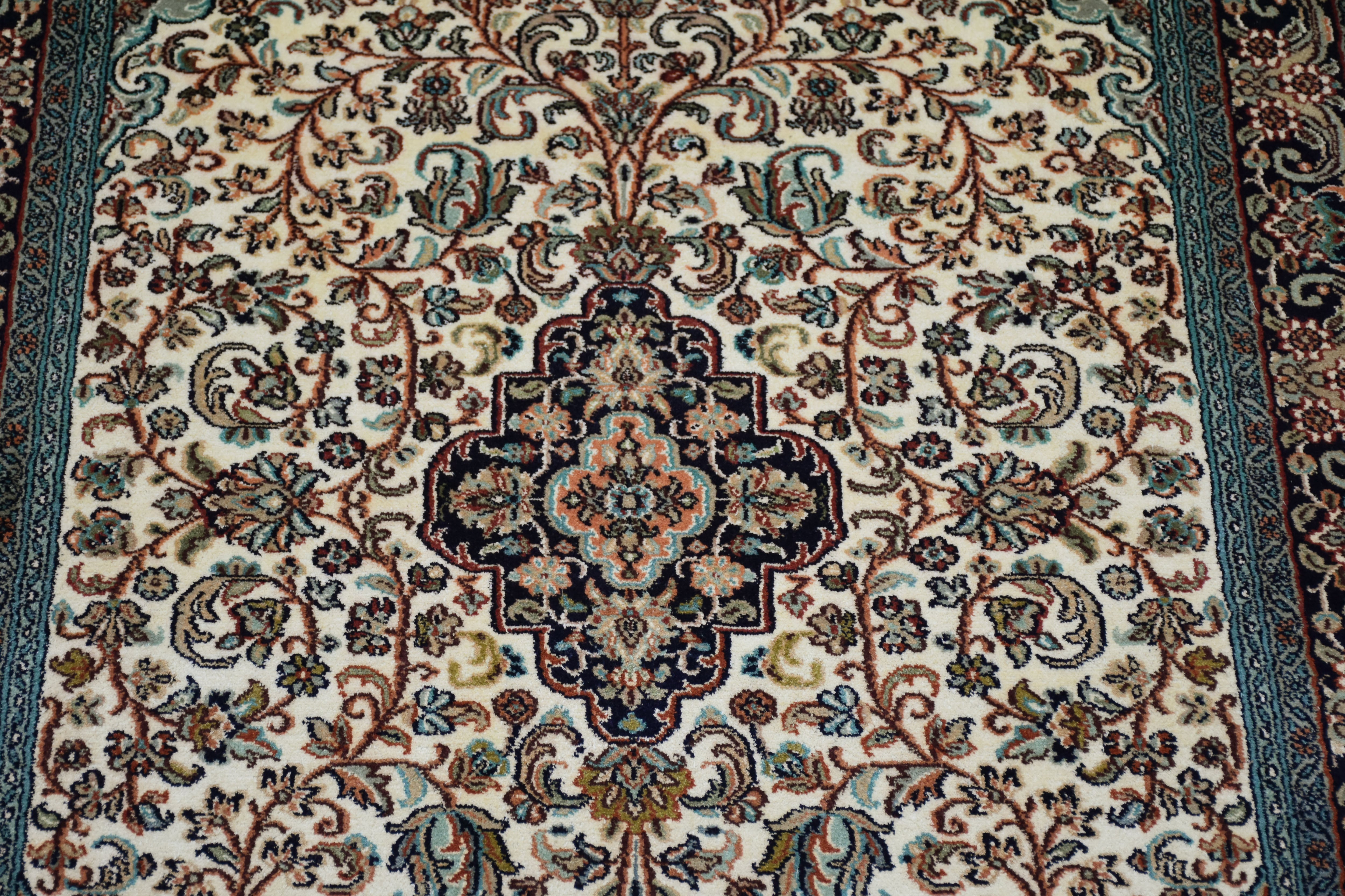 kayoom-kashan-12348-multi-hochflor-teppich-96x149-cm-handgewebt-orient-design image 4