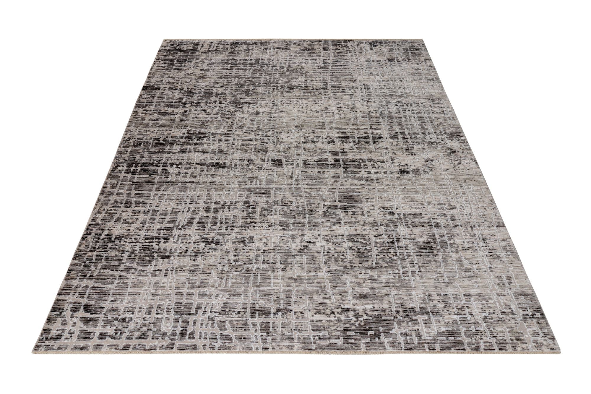 kayoom-amora-260-grau-moderner-kurzflorteppich-11-mm-florh-he-polyester image 3