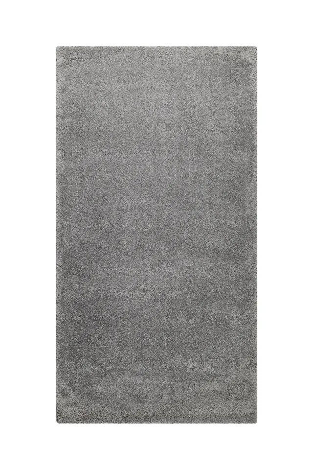 weconhome-topas-silver-hochflor-teppich-grau-60x110 image 1